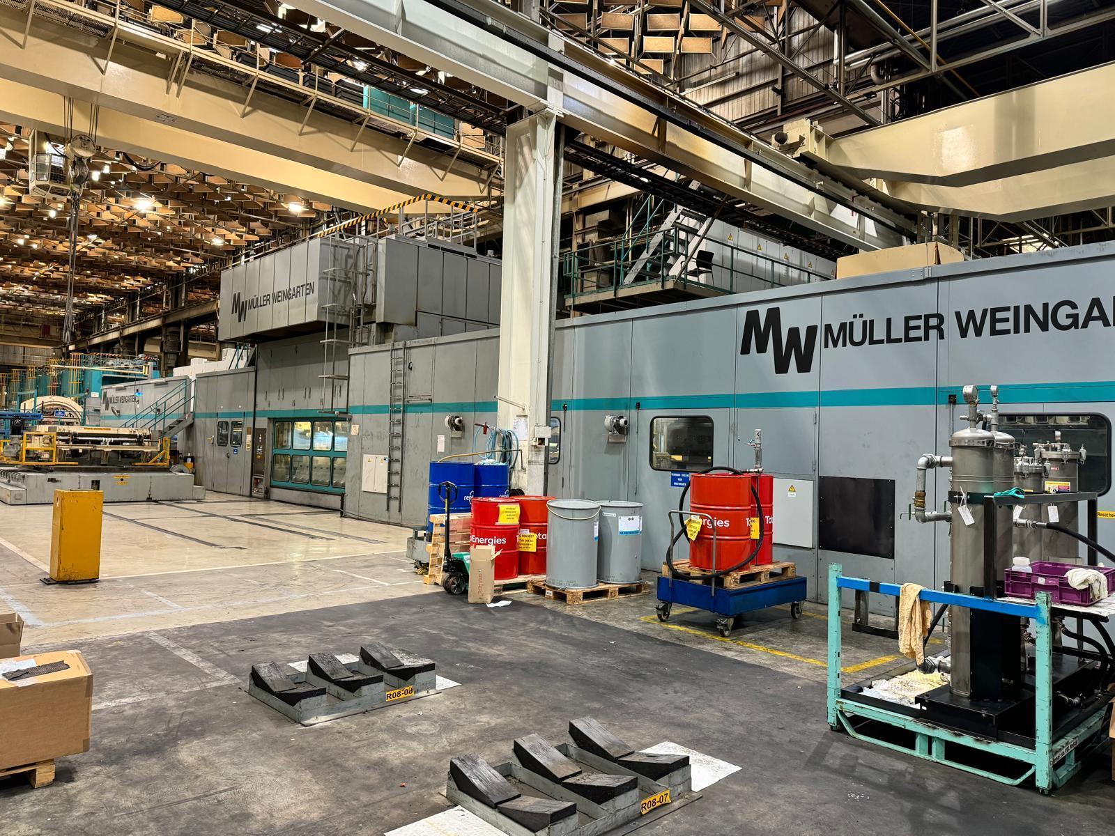 500 Ton Mueller Weingarten Blanking Line