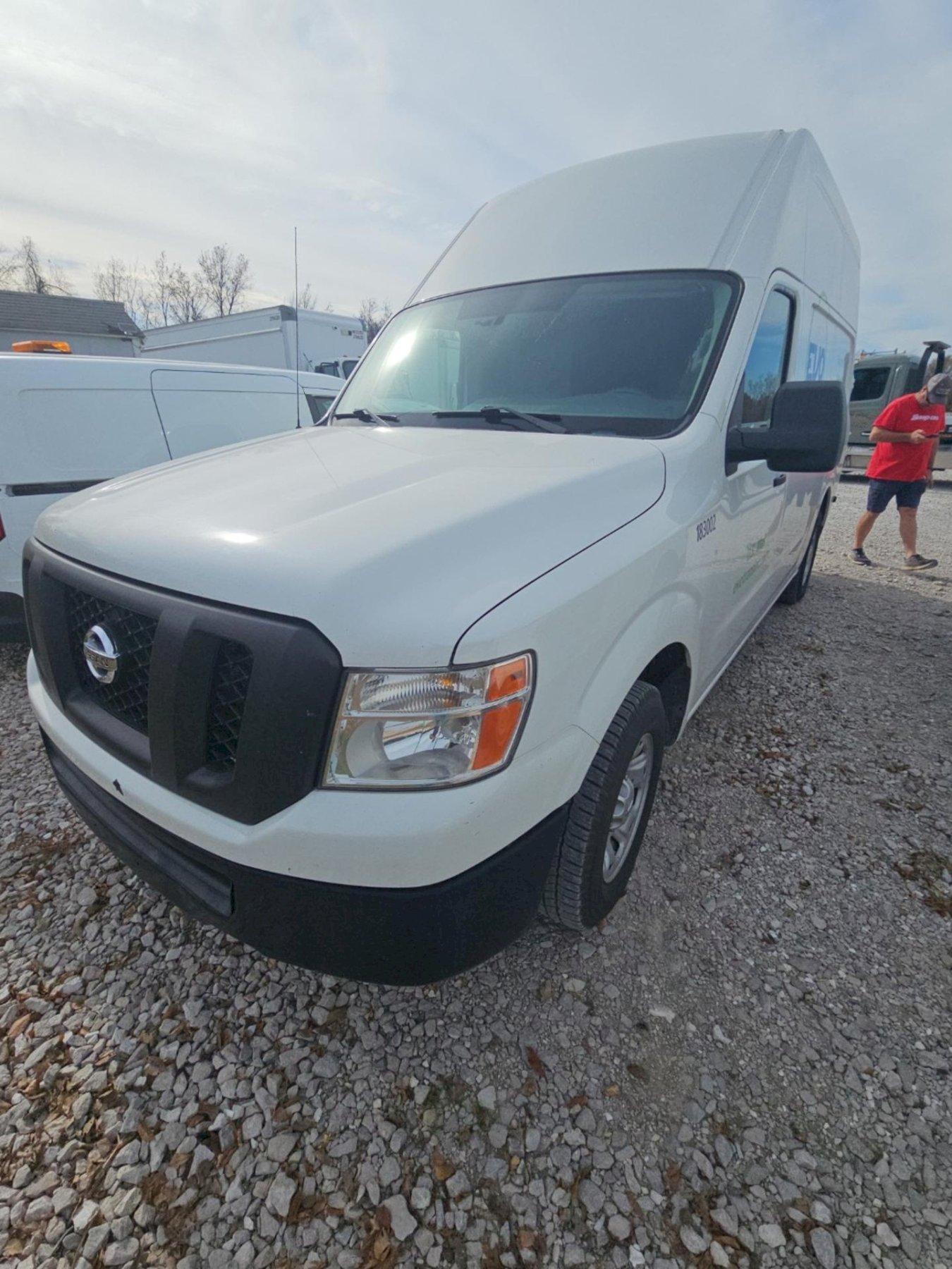 Nissan NV2500 Cargo Van – V6; 2018 – High Roof, Fleet-Maintained, Ready for Work
