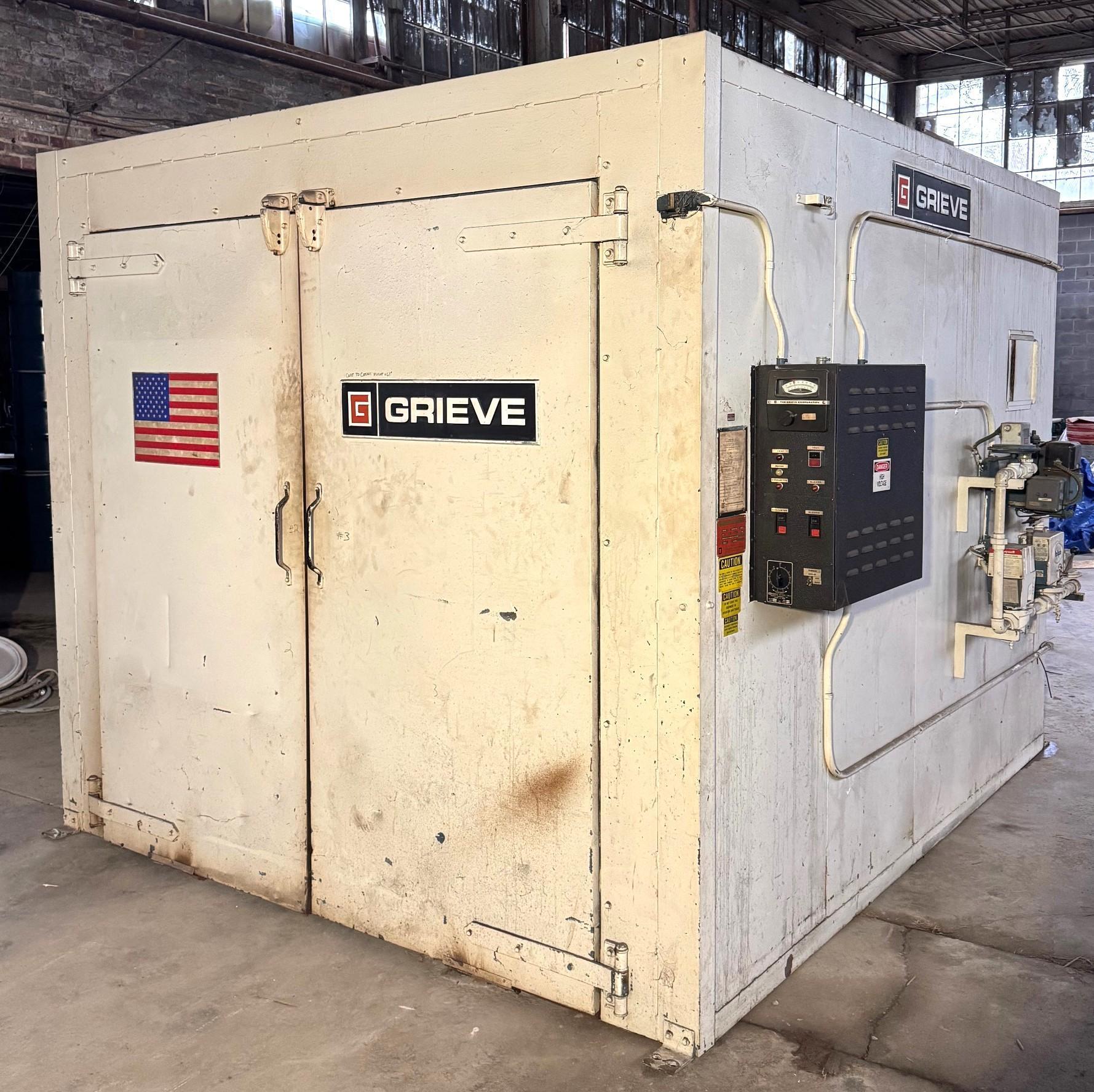 Grieve Walk In Oven B4-750, 750 Deg. F, 115″L x 98W” x 90″H, Gas