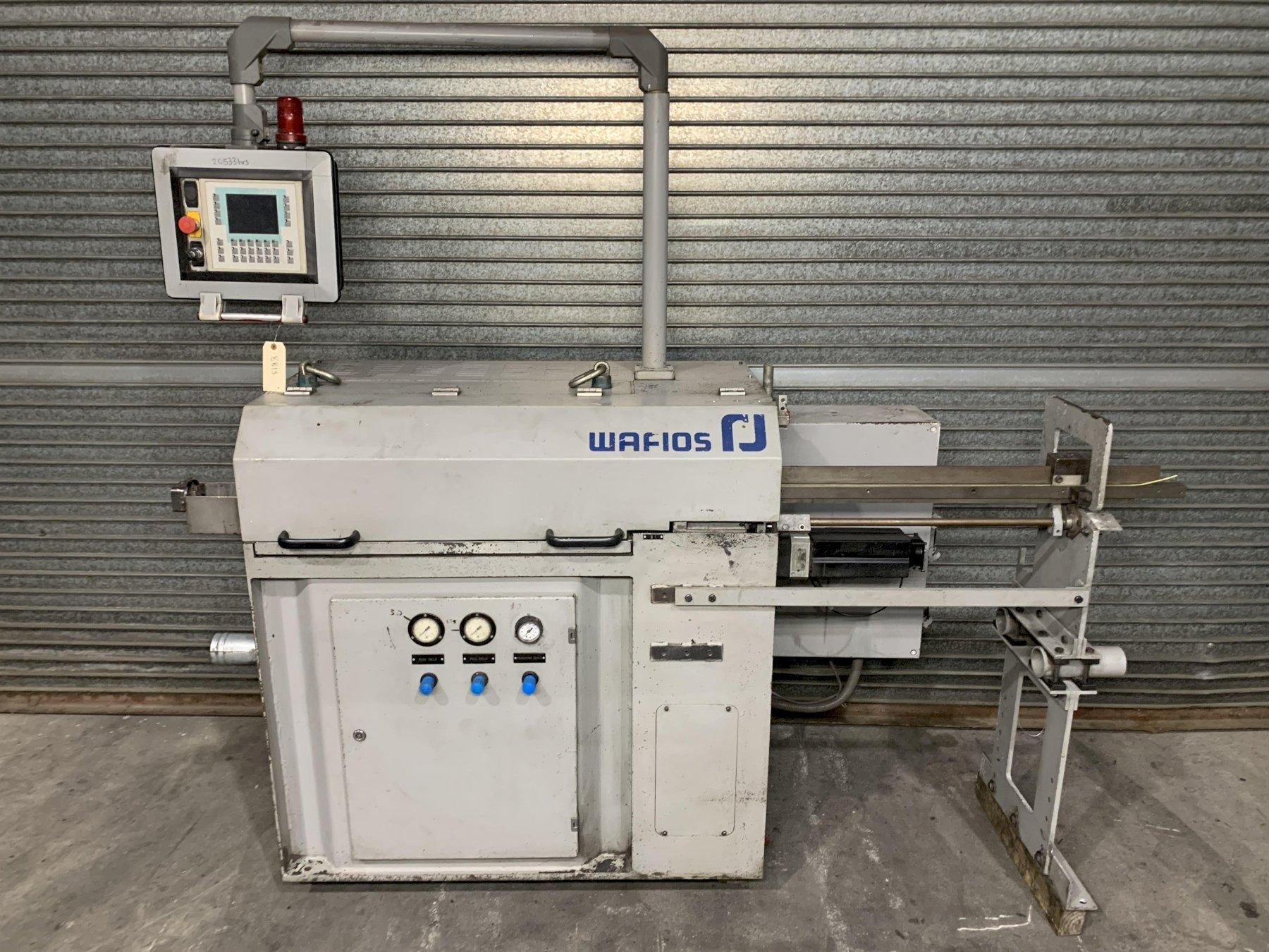 Wafios R23 EBS Wire Straightener & Cutoff, with Chamfer Unit