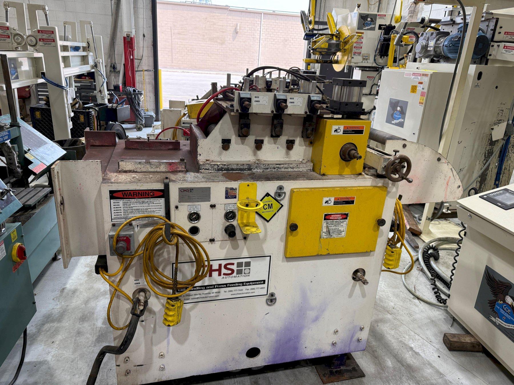 CHS Coil Straightener - Pull Thru - 12" Wide x .156"