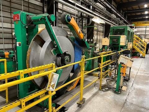 60.5mm x 2mm Kusakabe Stainless Pipe Mill Year 2004 with Rafted Stands