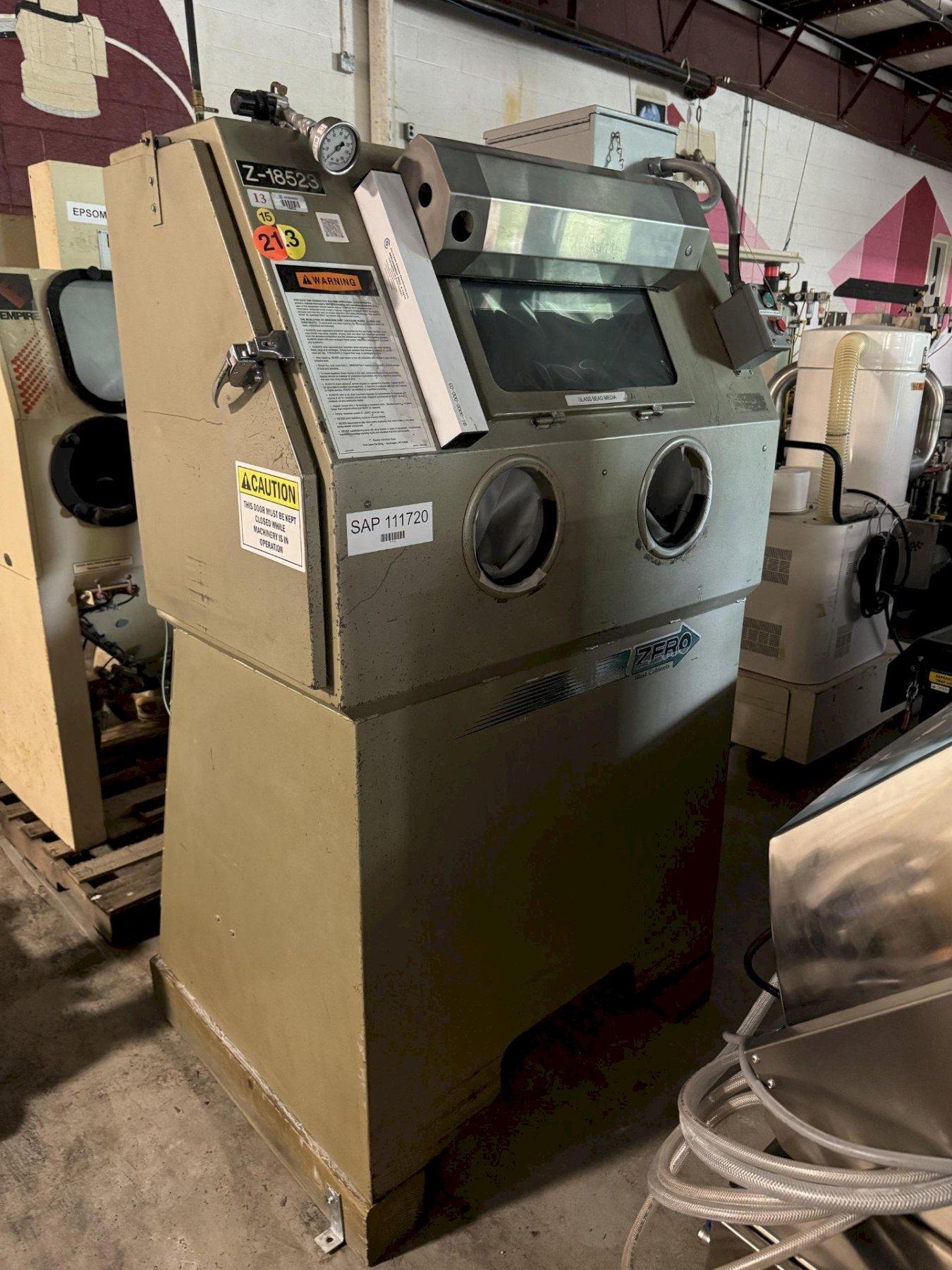 CLEMCO ENP55-600R&RAC BLAST CABINET. STOCK # 0776625.