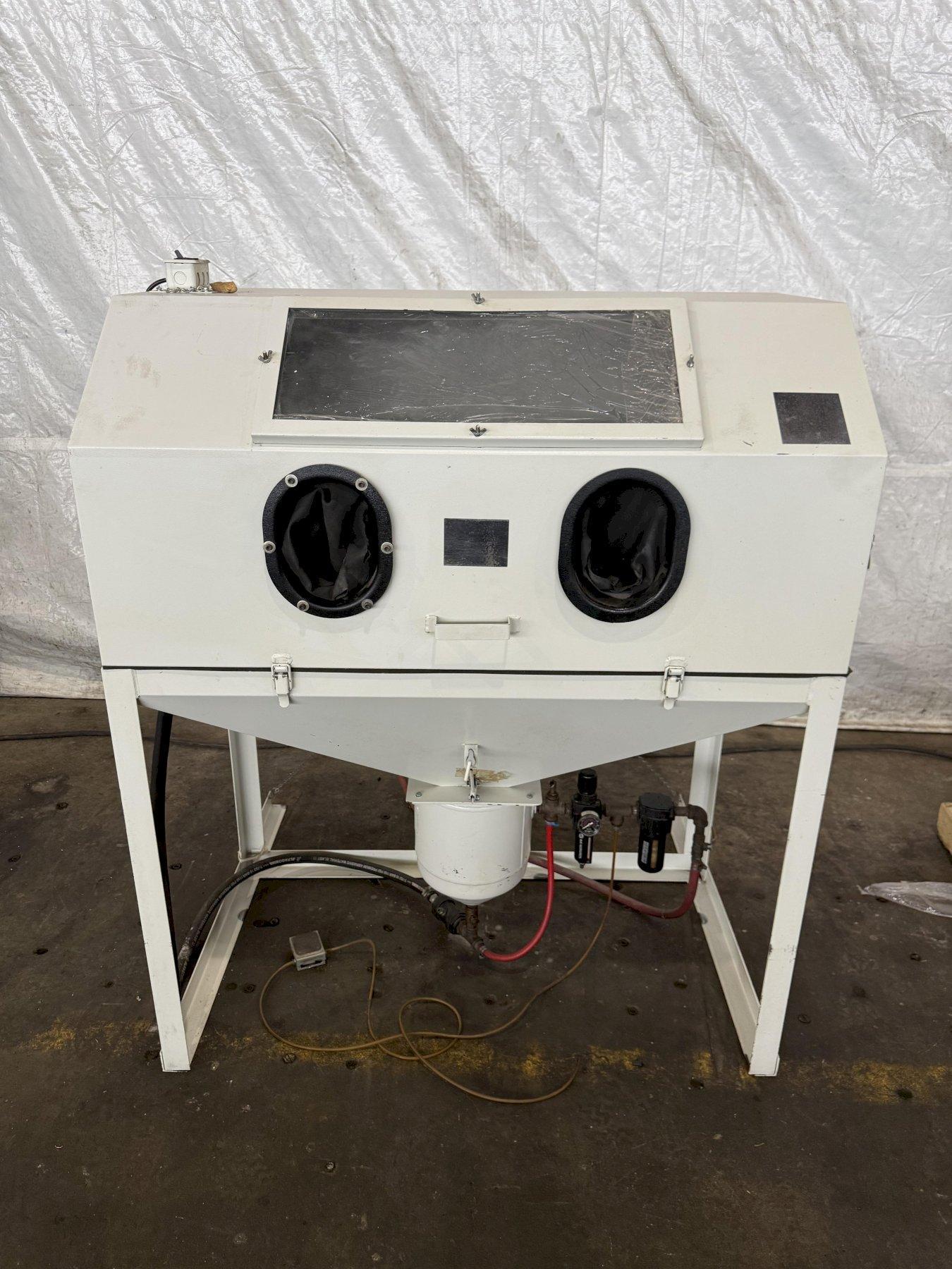 CYCLONE SAND BLAST CABINET. STOCK # 0236325.