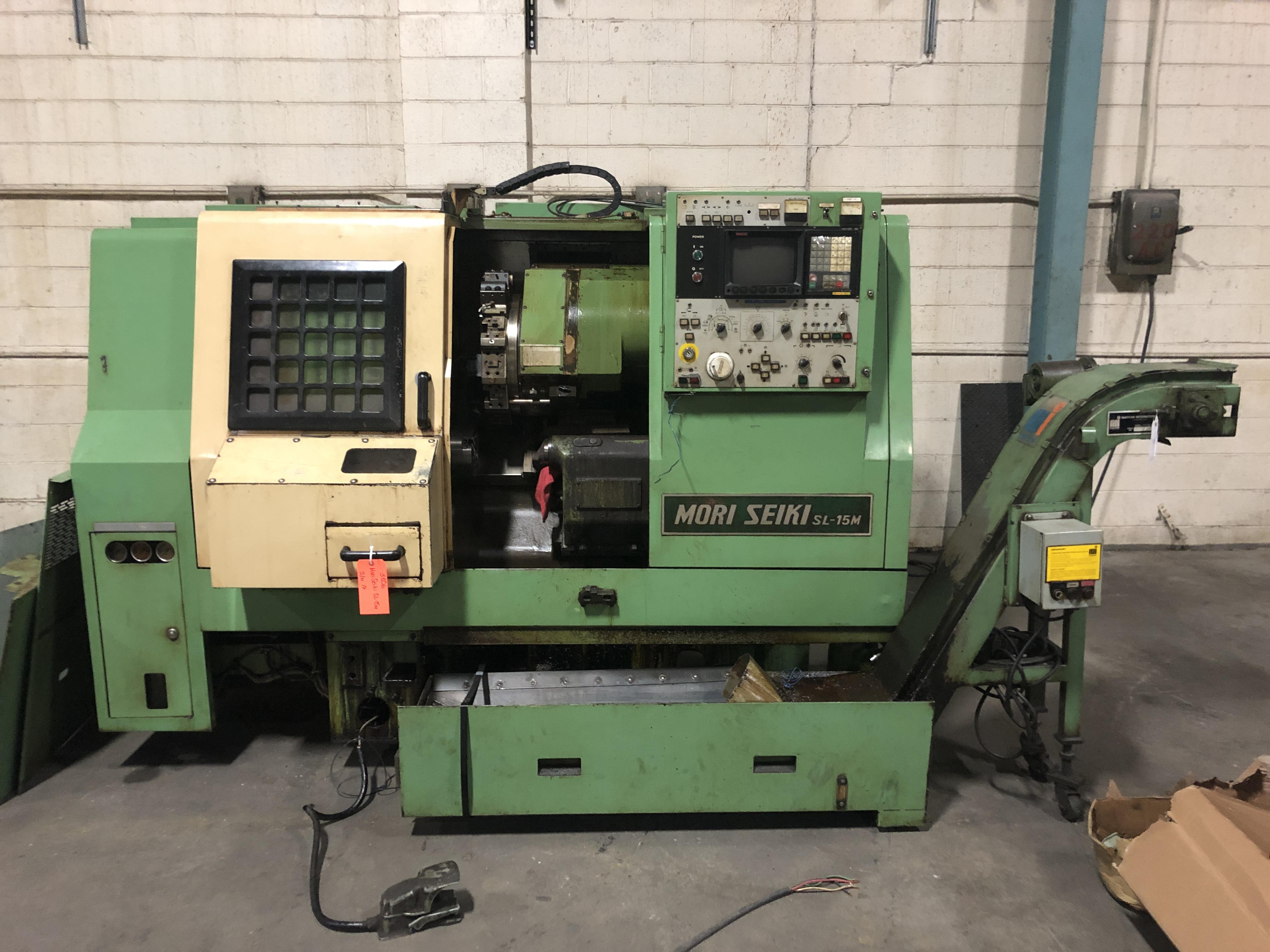 Mori Seiki SL-15M CNC Lathe, Fanuc 10T Control, 6
