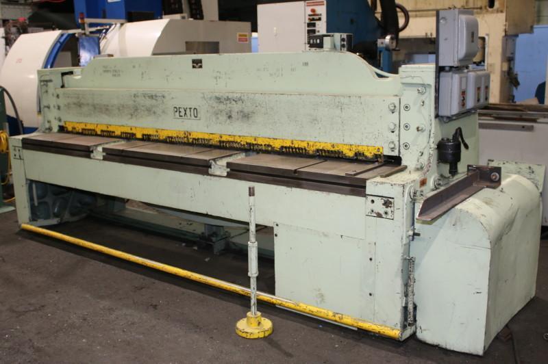 10 GA. X 120" PEXTO MODEL 10-*U-10A MECHANICAL SHEAR