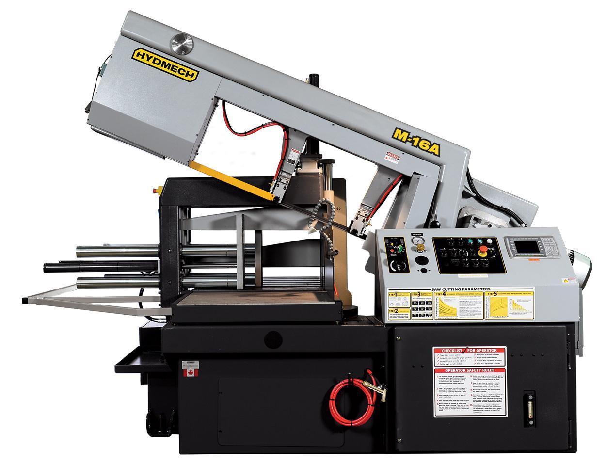 NEW 16"H x 25"W HYD-MECH MODEL M-16A AUTOMATIC HORIZONTAL PIVOT BAND SAW
