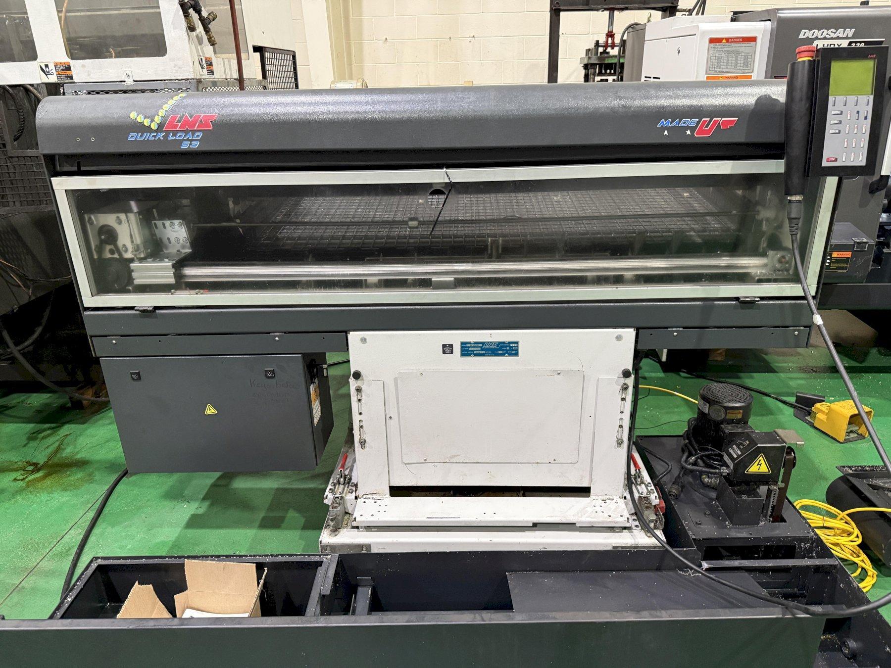 LNS Quick Load Servo S3 Bar Feeder For Sale - 2016