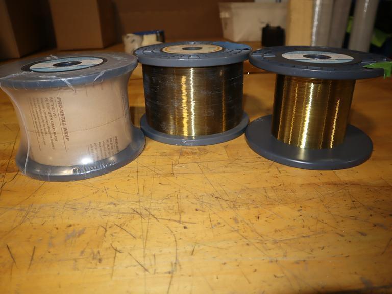 Brass EDM Wire Rolls, Sumitomo and +GF+, Full and Partial Rolls, .25mm- Auction Item