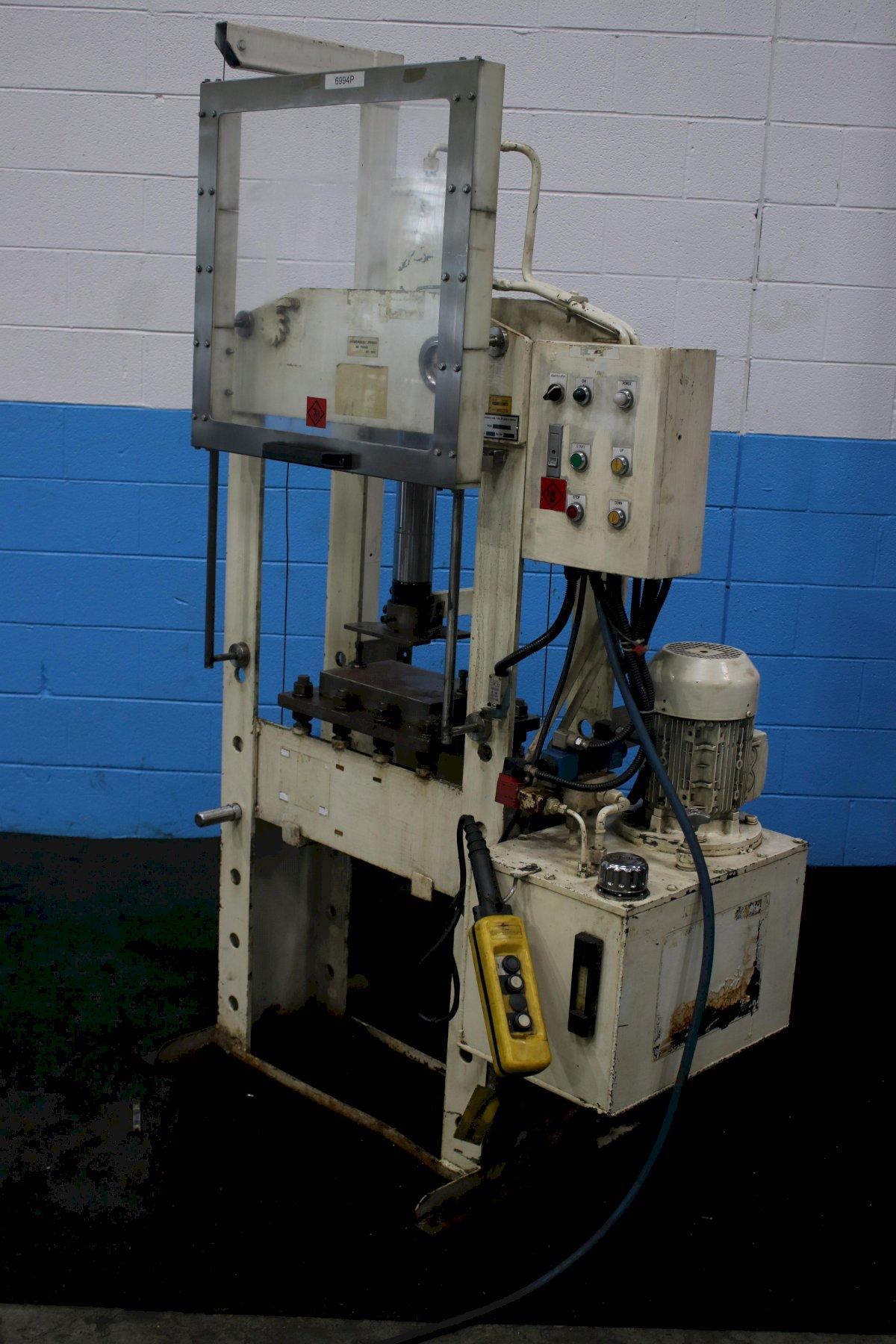 30 TON SEACREST HYDRAULIC H FRAME PRESS: STOCK #74182