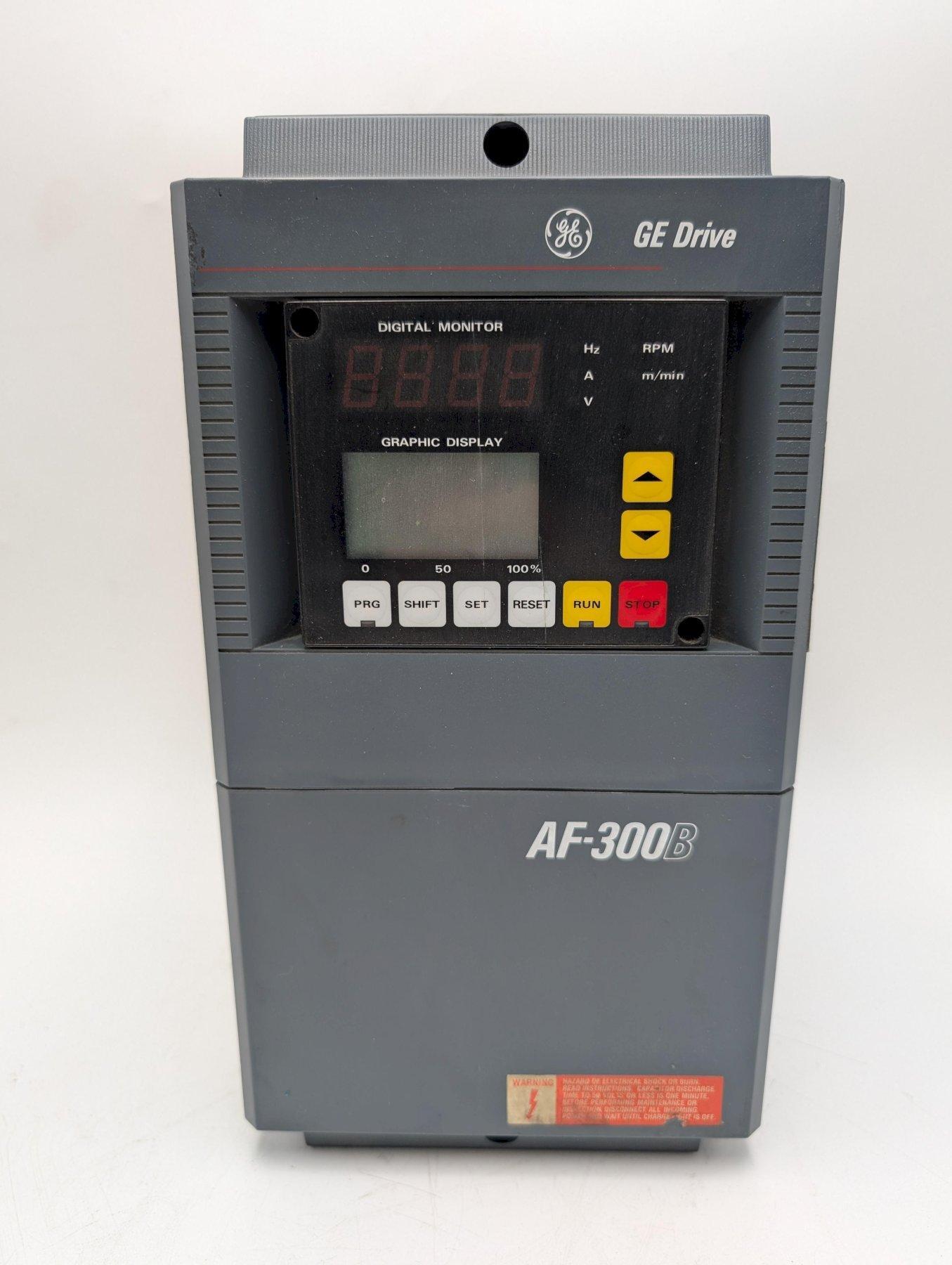 GE AF-300B Variable Frequency Drive (VFD) Model 6VAF343003B-A2 – 3 HP, 460V​