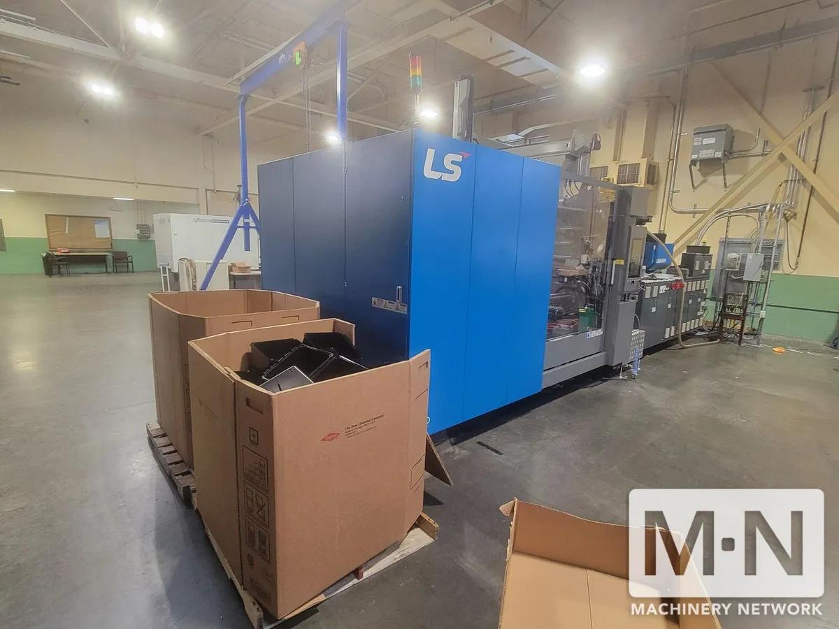 660 TON 60 OZ LS MTRON MODEL LSG600Hi35 INJECTION MOLDING MACHINE MFG 2023 DELIVERED NEW 2025 LOW HOURS