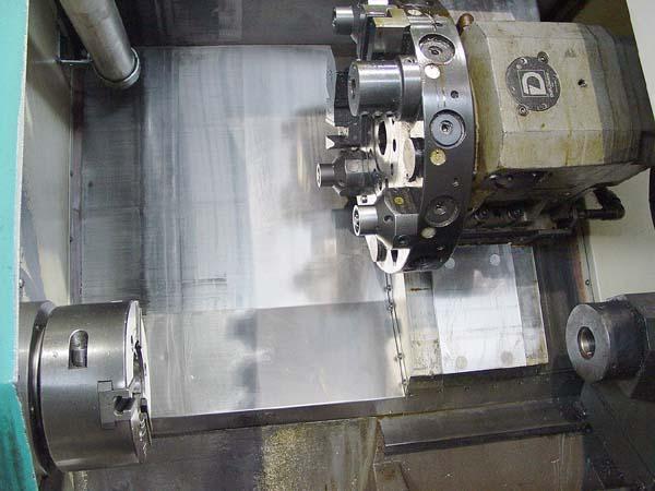 CLAUSING TORNADO 200, Fanuc 0T CNC Control, 8" 3-Jaw Power Chuck, 20.86" Swing over Bed, 9,84" Max Turning Diameter, 15.74" Max Turning Length, Programmable Tailstock, New 1998.