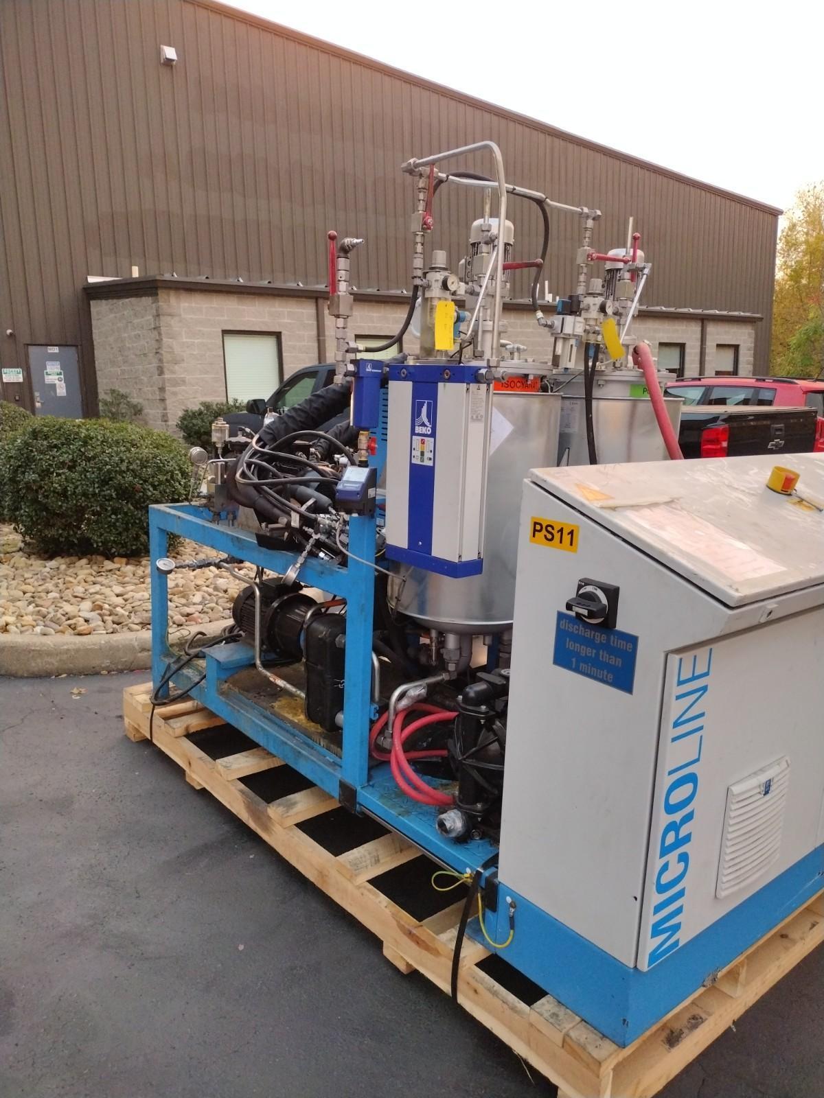 Hennecke MicroLine 45 R/MT Polyurethane Metering Machine – 2019, High-Precision PU Dispensing System(1)