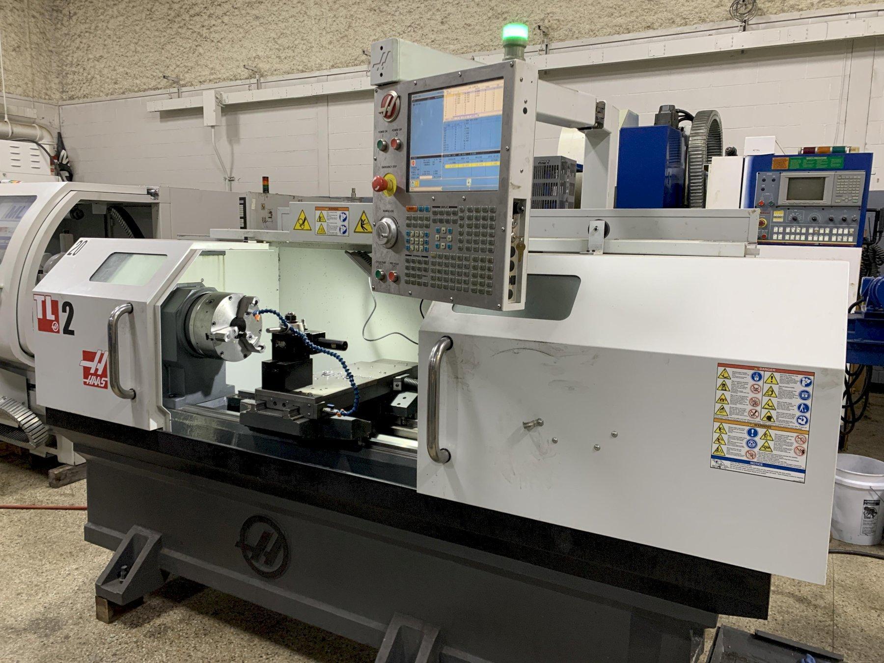 Haas Model TL2 CNC Flat Bed Lathe, S/N 3101663, New 2015.