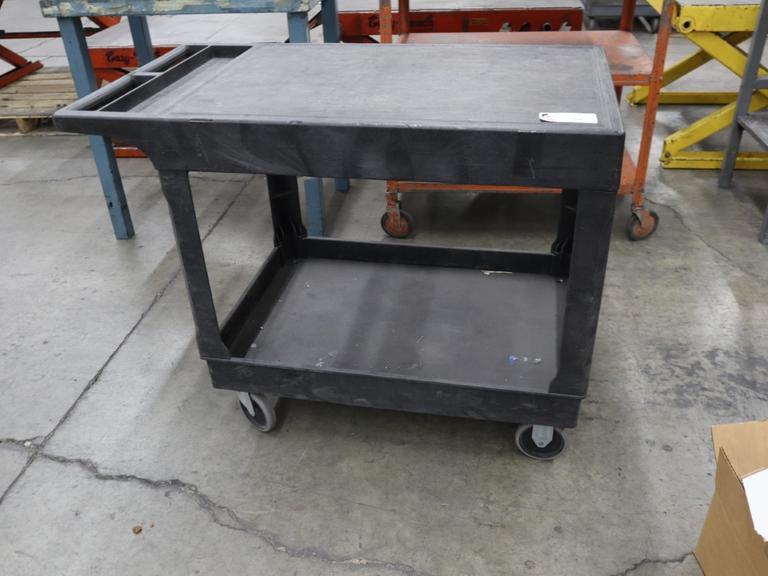 Uline Plastic Tool Cart with Lower Shelf- Auction Item