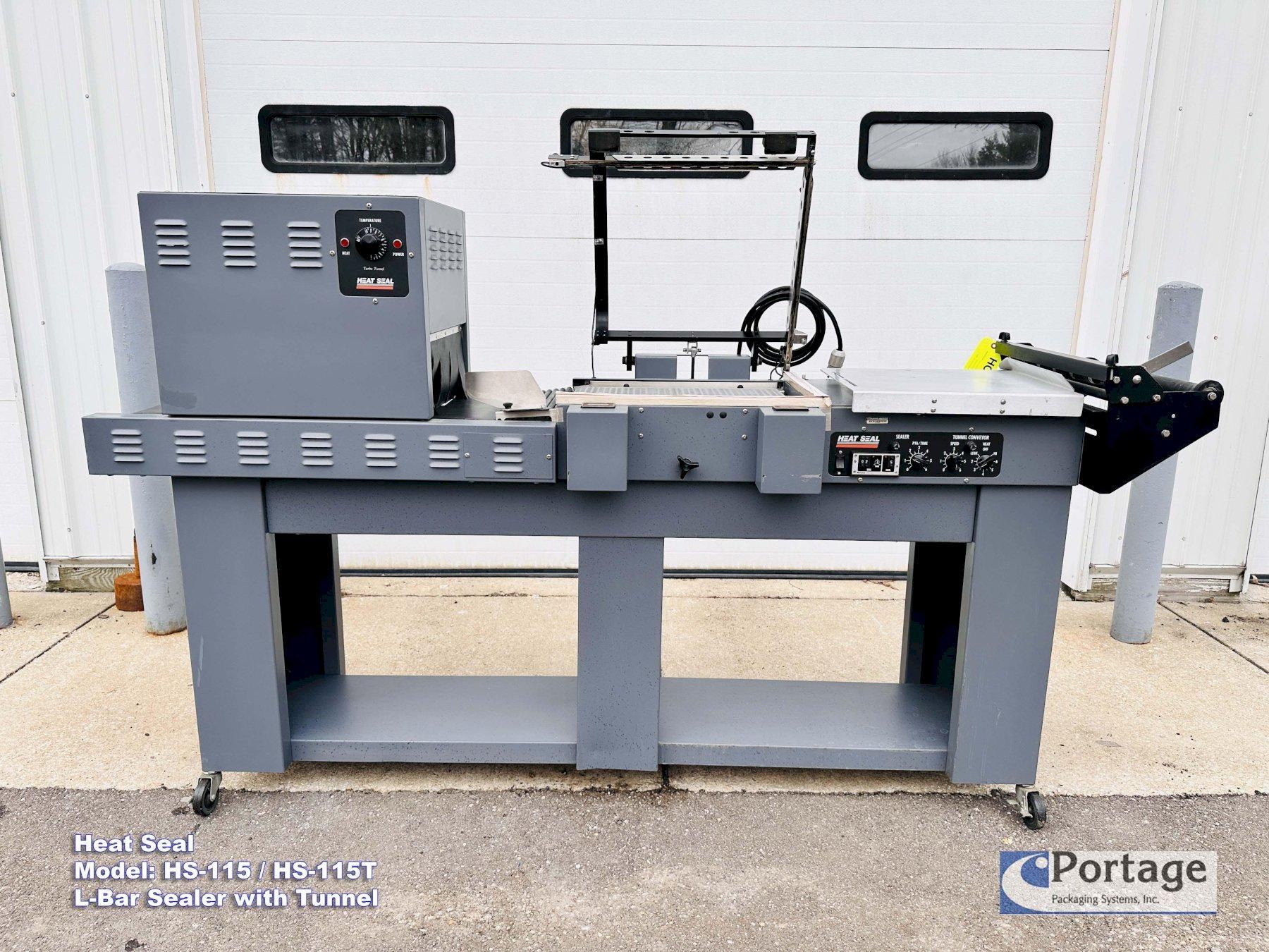 HEAT SEAL Model: HS-115 & HS-115T  ||  Combination L-Bar Sealer & Heat Tunnel