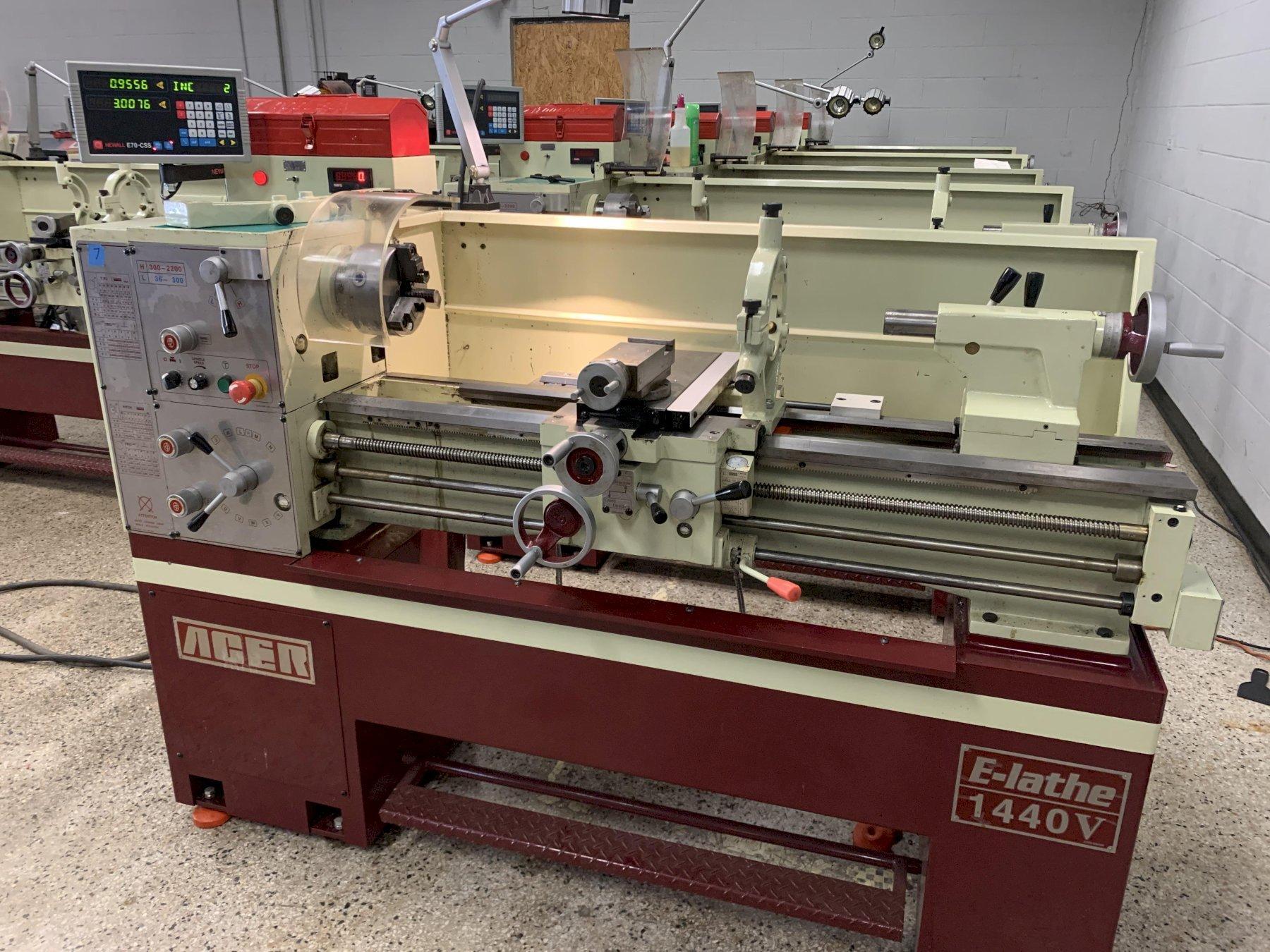 Acer E-Lathe 1440V High Speed "Inverter Drive" Engine Lathe, S/N N16050190.