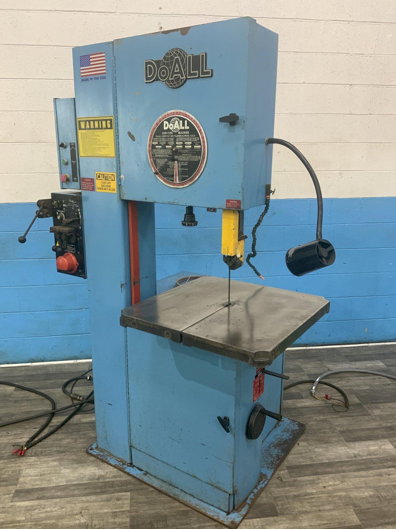 20" DOALL MODEL #2013-V 20" VERTICAL BAND SAW: STOCK #80756