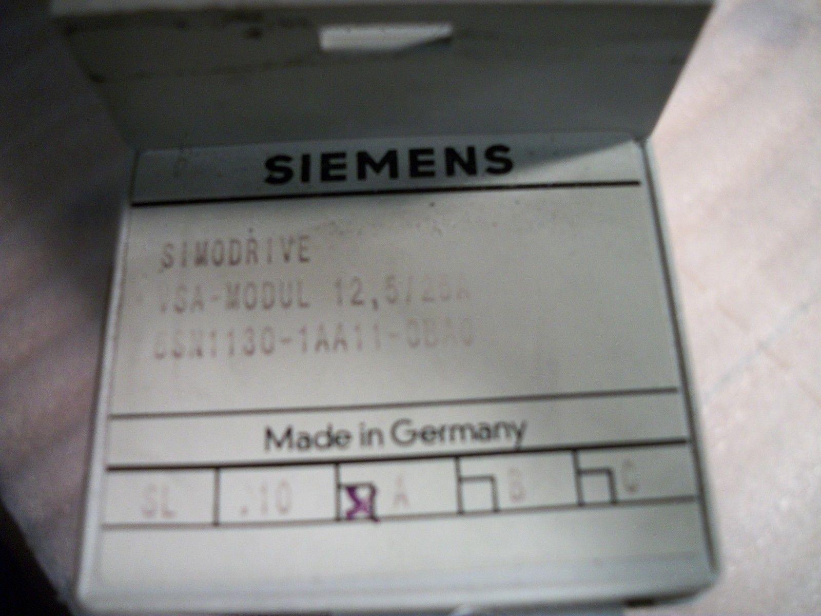 Siemens Axis Drive VSA Modul 12.5/25A 6SN1130-1AA11-0BA0