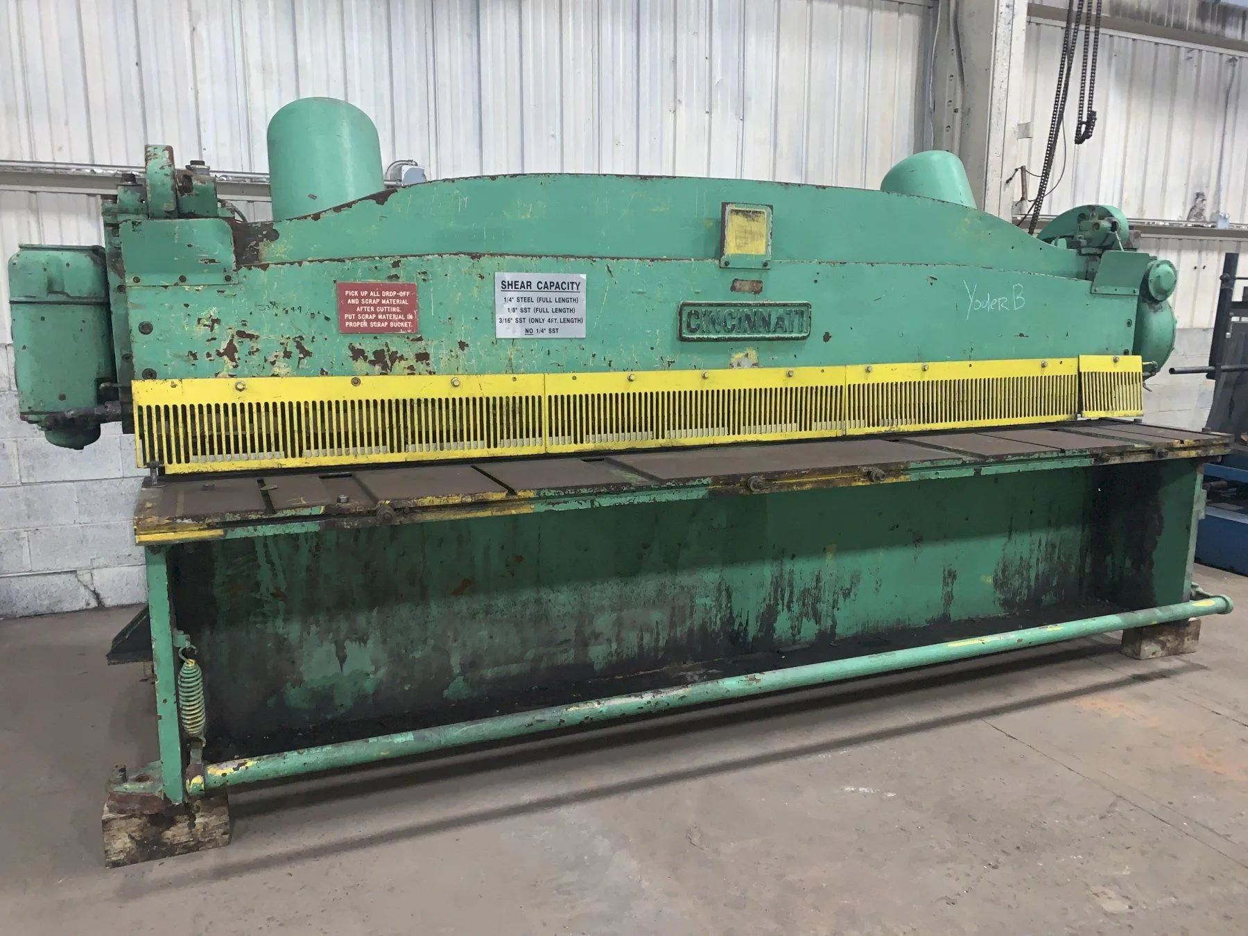 CINCINNATI 1812 POWER SQUARING SHEAR