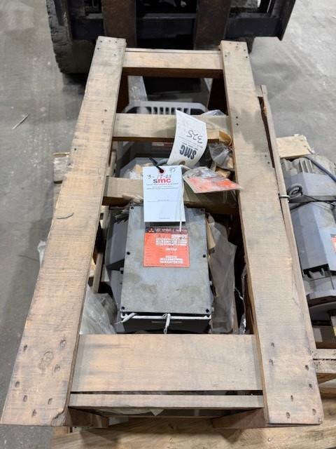 1 - PREOWNED MITSUBISHI AC SPINDLE MOTOR, MODEL #: SJ-11 A, S/N: H50354003