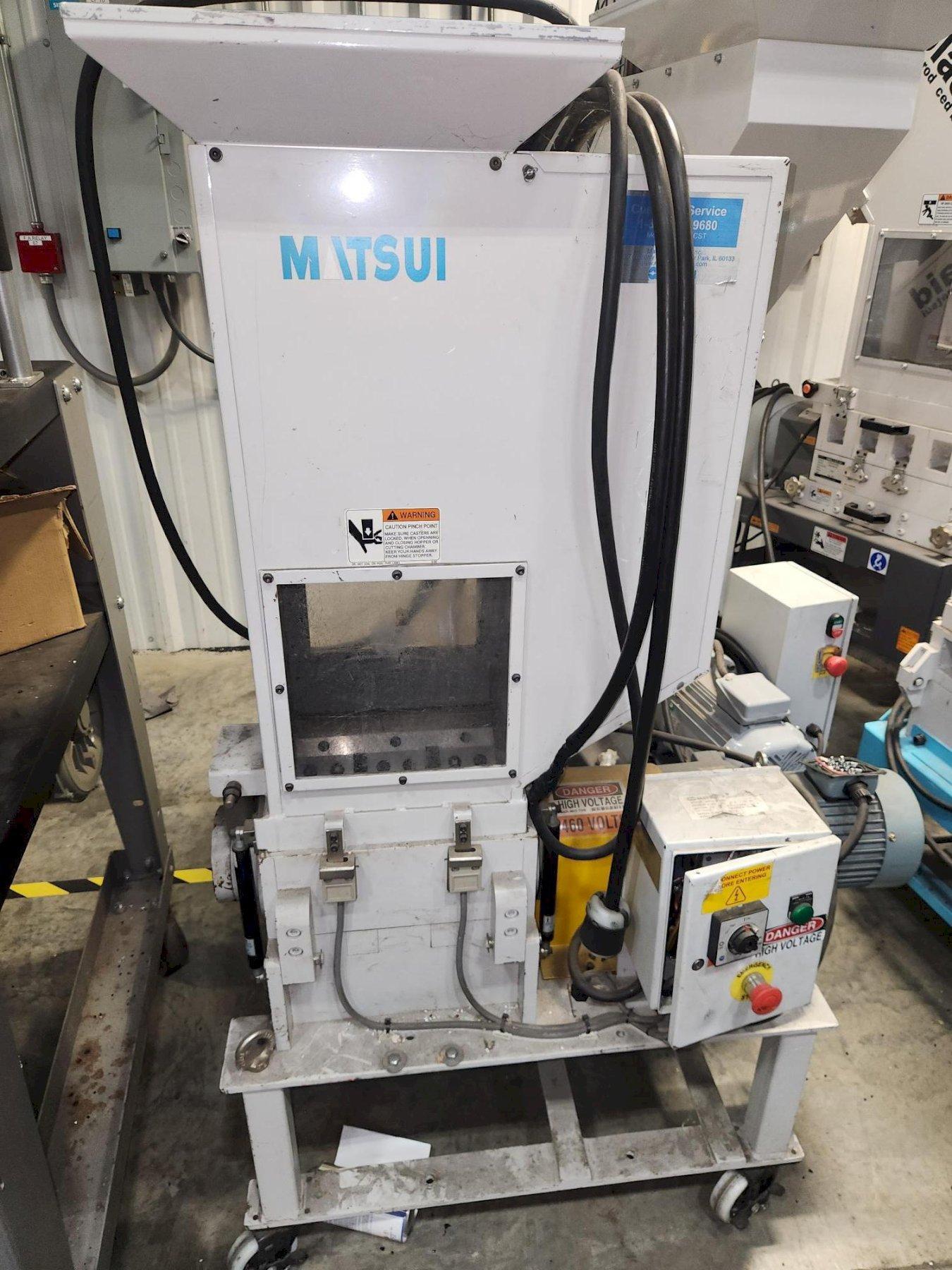 Matsui Used SMGL2-200U Low Speed Granulator, 2 HP, 12" x 13", 460V