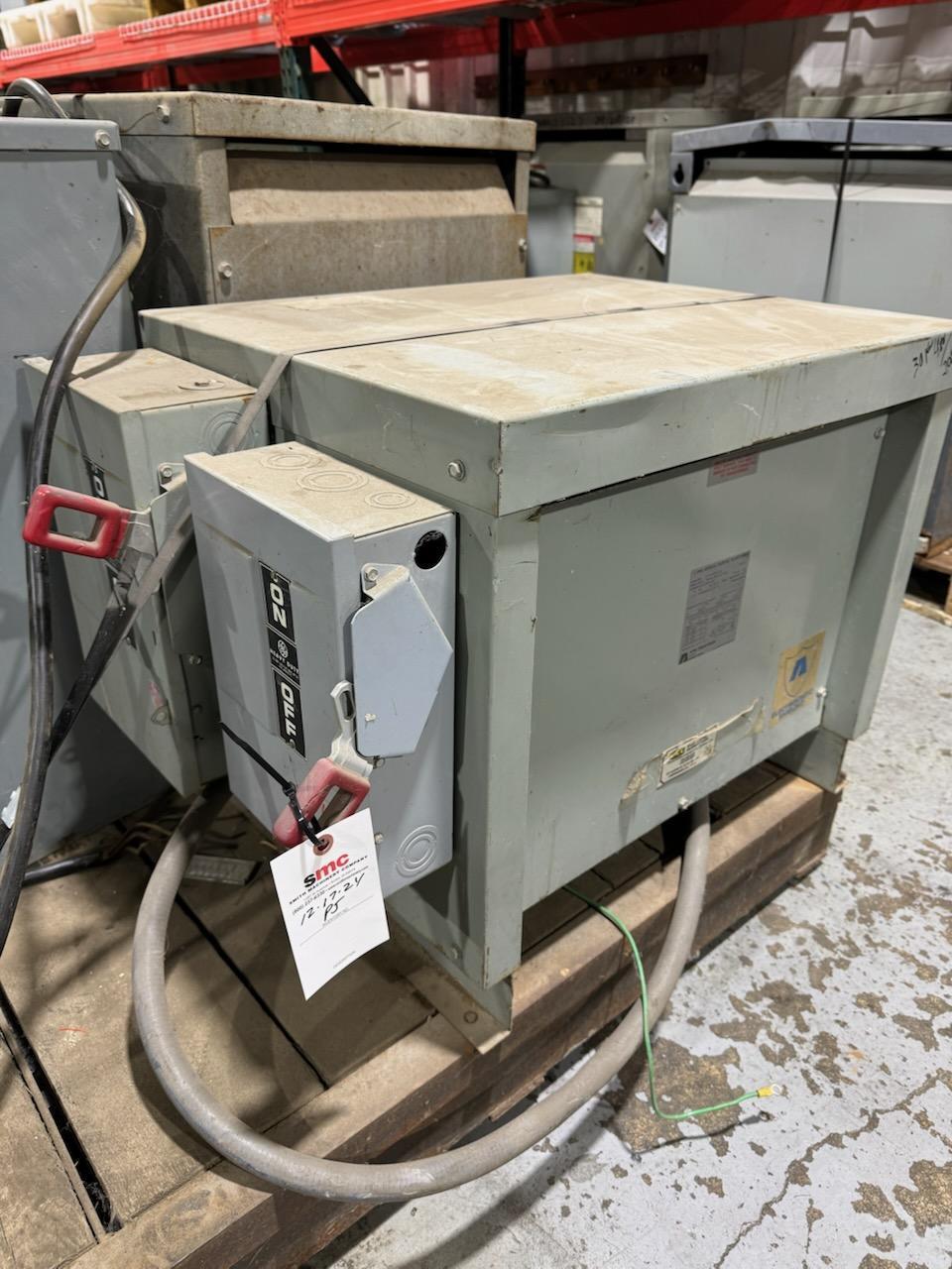 1 - PREOWNED ACME 30 KVA TRANSFORMER, MODEL #: T-1A-53312-3S