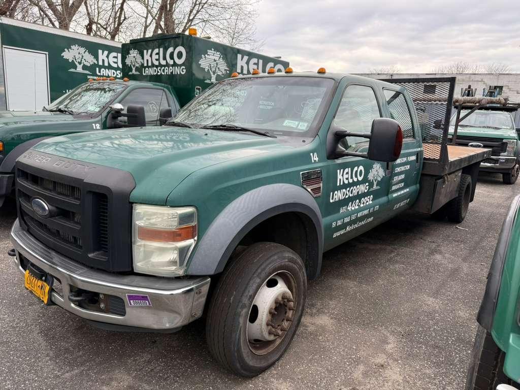 Ford F-550 Flatbed Truck, 2008 – 6.4L Power Stroke Diesel, DRW, Automatic, Contractor Ready