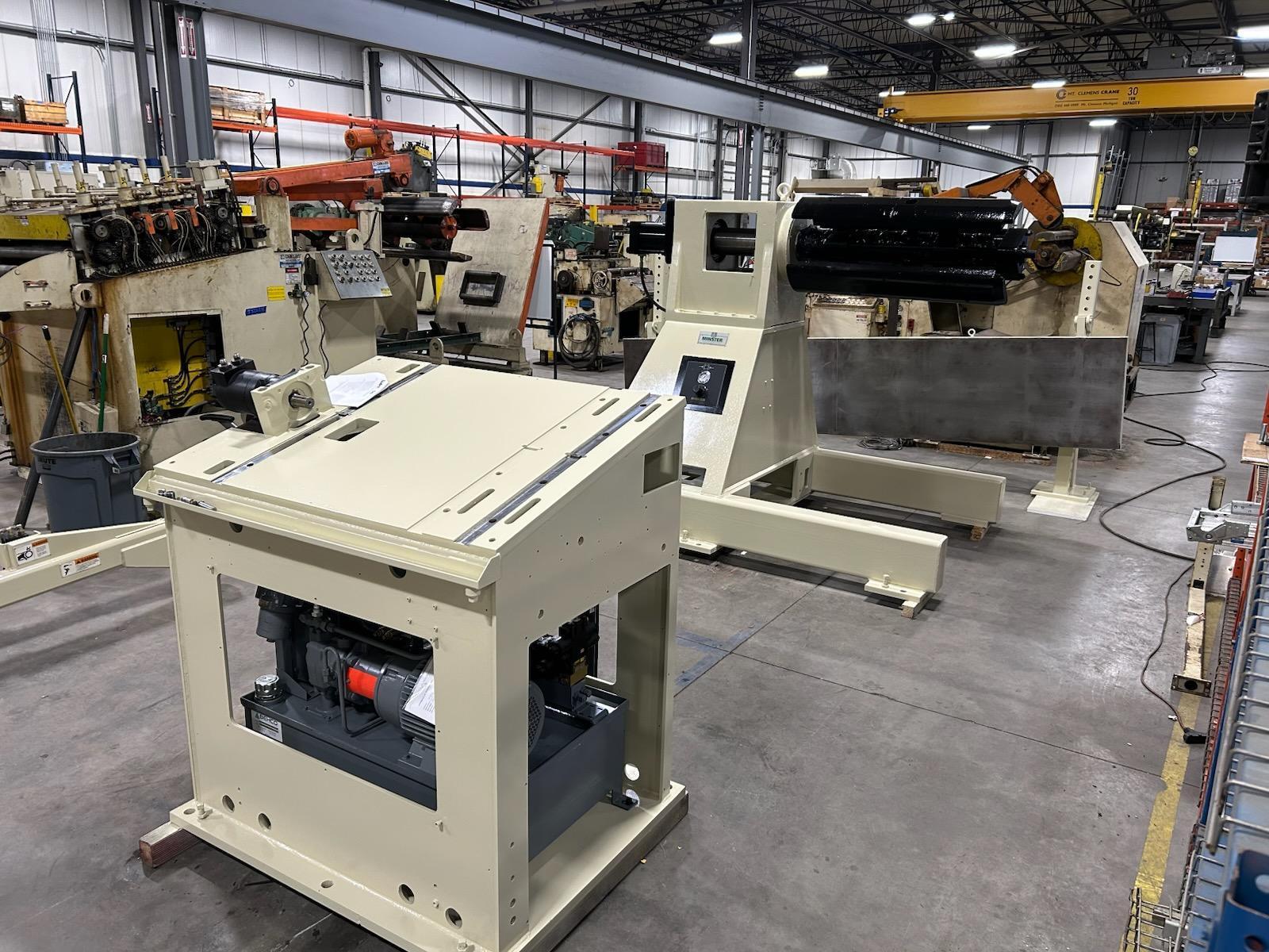 MINSTER Complete Coil Feed Line 24,000 Lbs. x 32" Wide x .151"