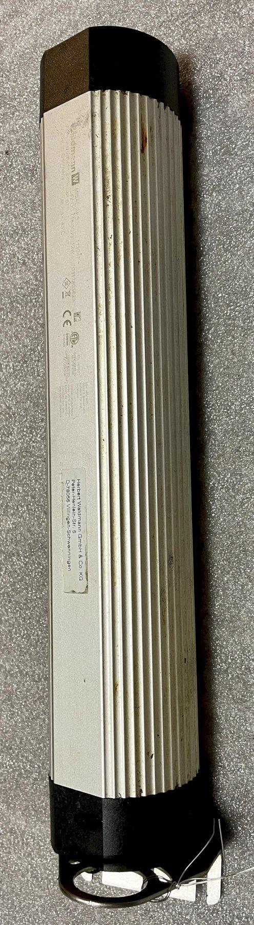 WALDMANN TUBE MACHINE LIGHT, Model MQAL 24 S, 24 VDC, 12 Watt.