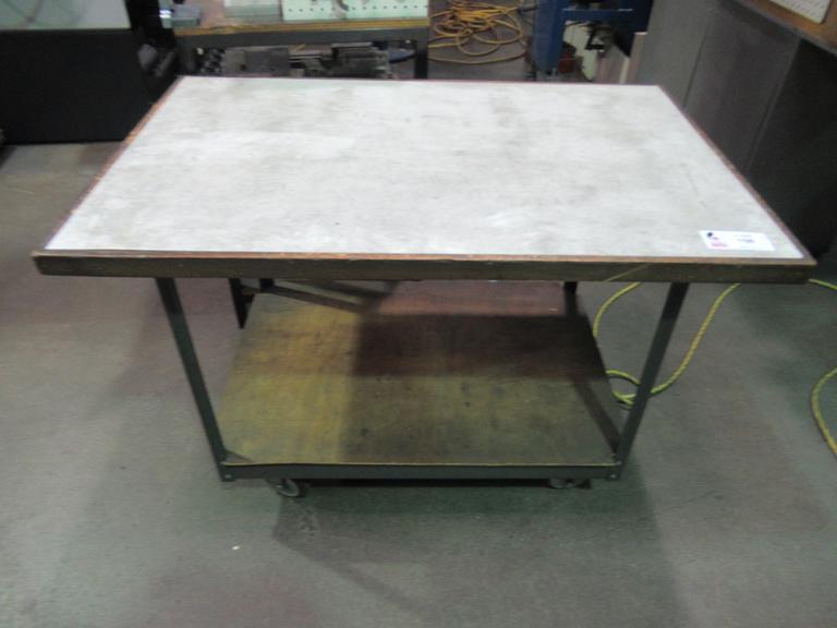 Work Cart, Portable on Casters- Auction Item