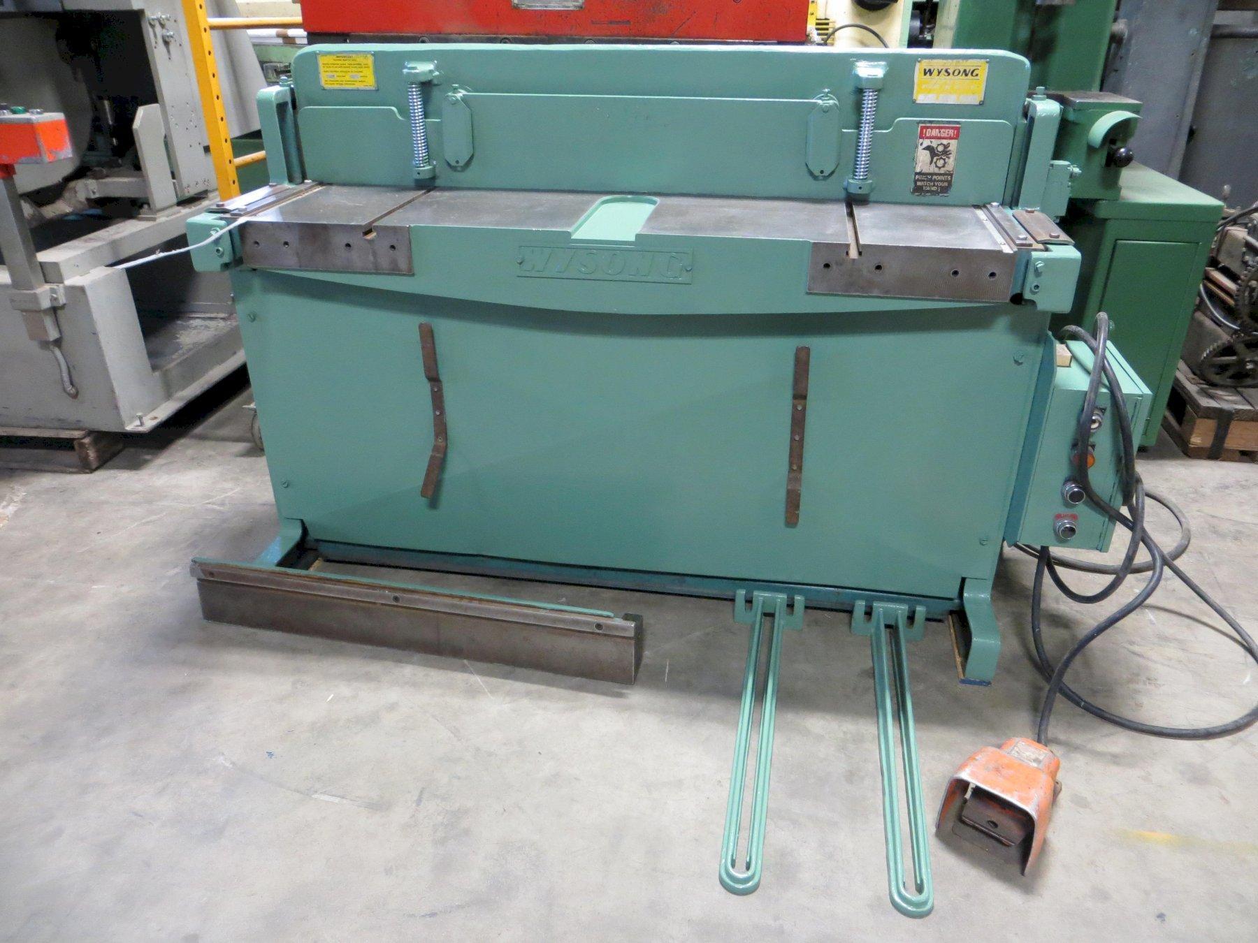 16 Ga x 52" Wysong Hydraulic Power Shear Model H52-16