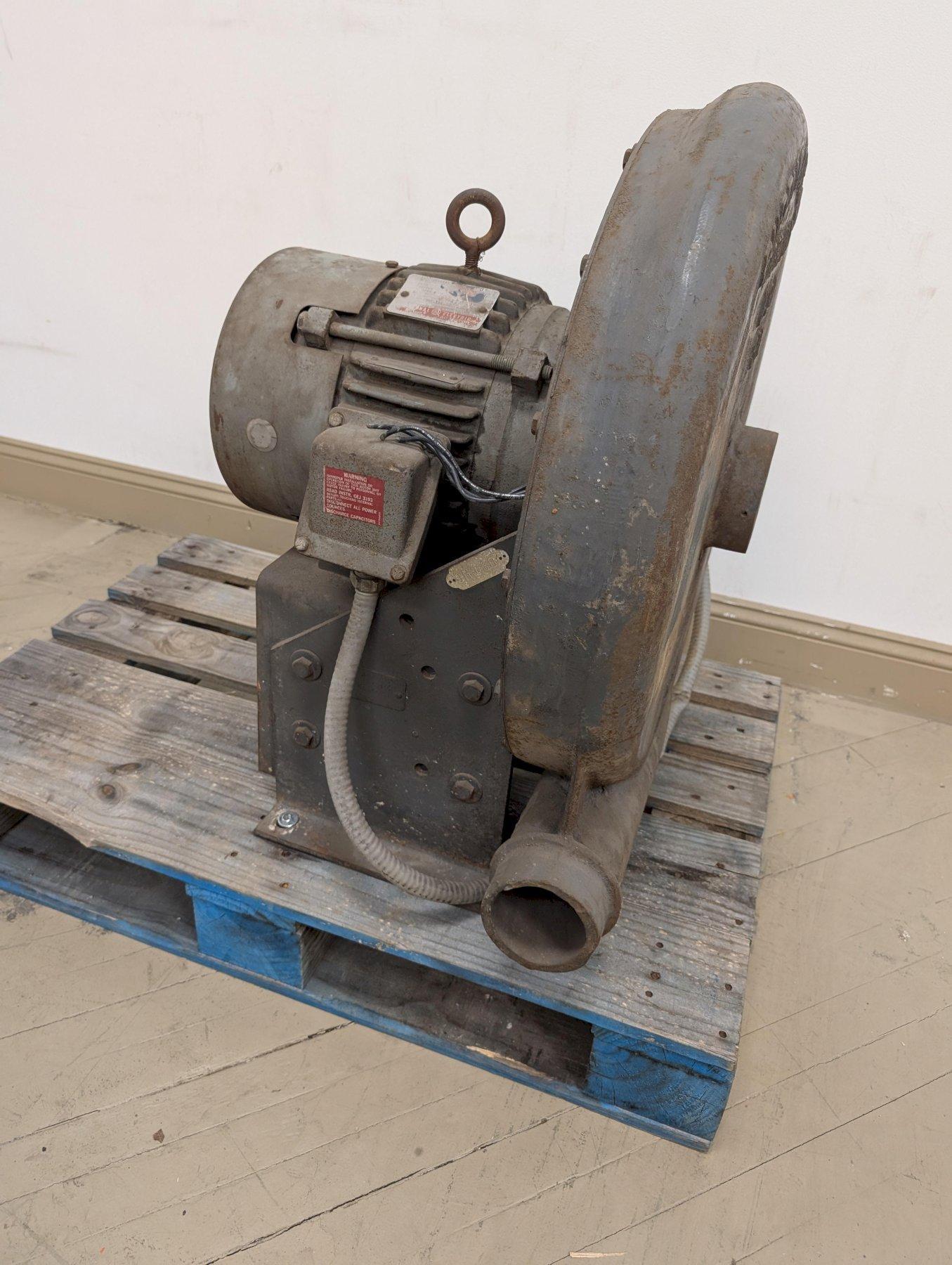7.5 HP GE AC Motor w/ Buffalo Forge Blower | 5K213CN143AP | 3530 RPM | 230/460V 3PH