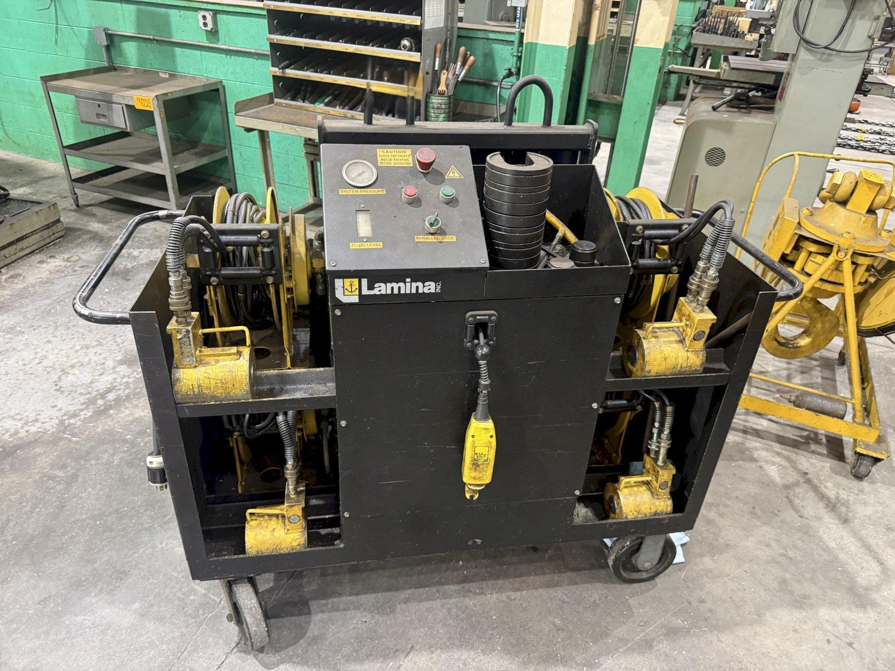 LAMINA PORTABLE HYDRAULIC DIE LIFTERS WITH POWER UNIT: YOBRO #26422