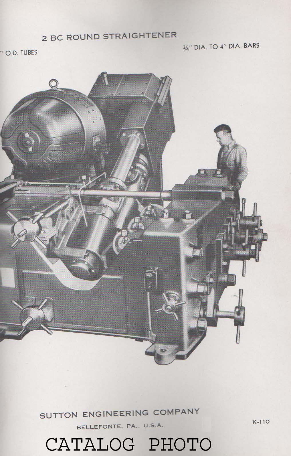 6" #2BC 5 ROLL SUTTON STRAIGHTENER: STOCK #58156