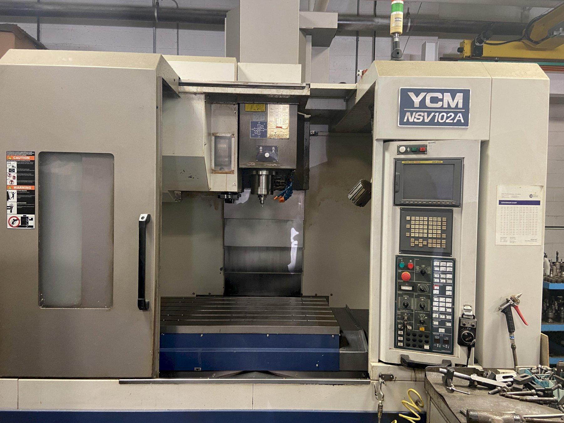 YCM NSV102A CNC Vertical Machining Center For Sale - 2007