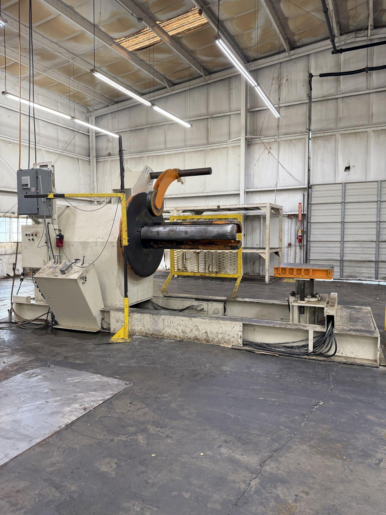 30,000 lbs. x 60" Wide American Steel Line Motorized Coil Reel Model# 3000