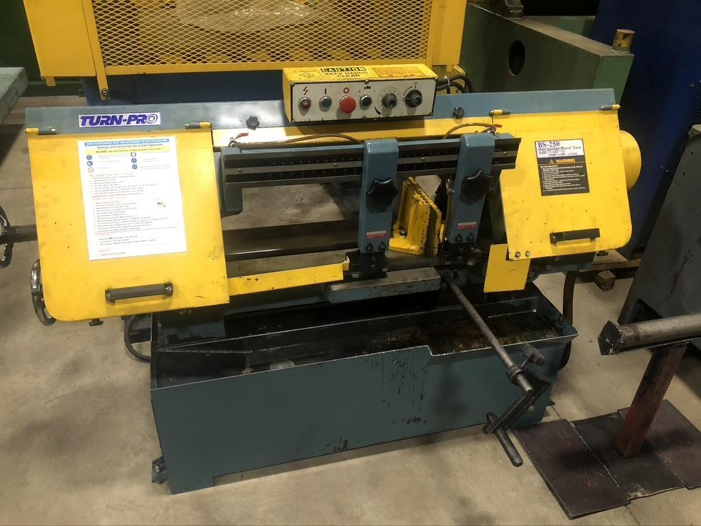 10" TURN-PRO MANUAL BAND SAW, MODEL BS-250