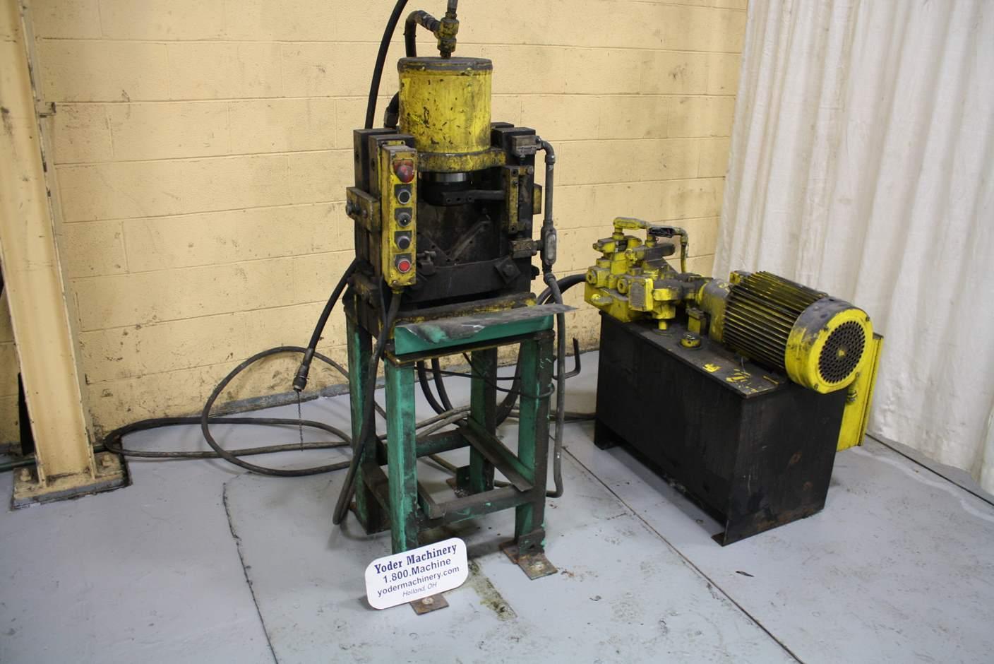 4' X 4' X 1/4' FABRILINE HYDRAULIC ANGLE SHEAR: STOCK 66113