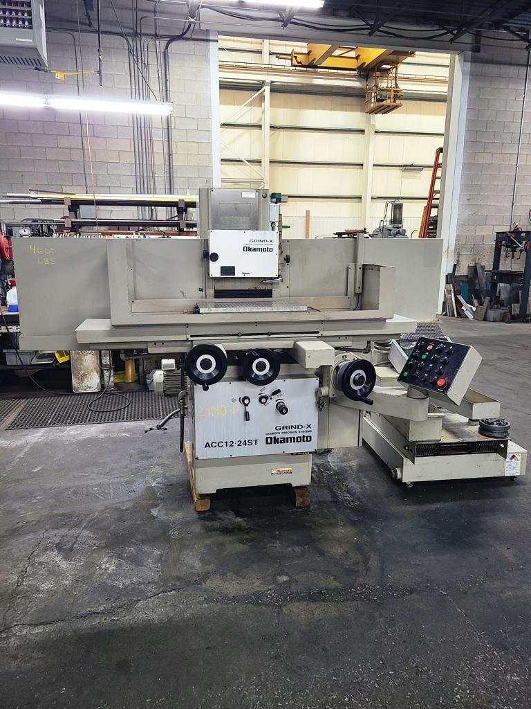 12" x 24" OKAMOTO MODEL ACC-1224ST 3-AXIS SURFACE GRINDER