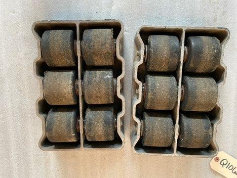 ECOA ALUMINUM MACHINE SKATES, (1) each: Capacity 3000 LBS and 9000 LBS.