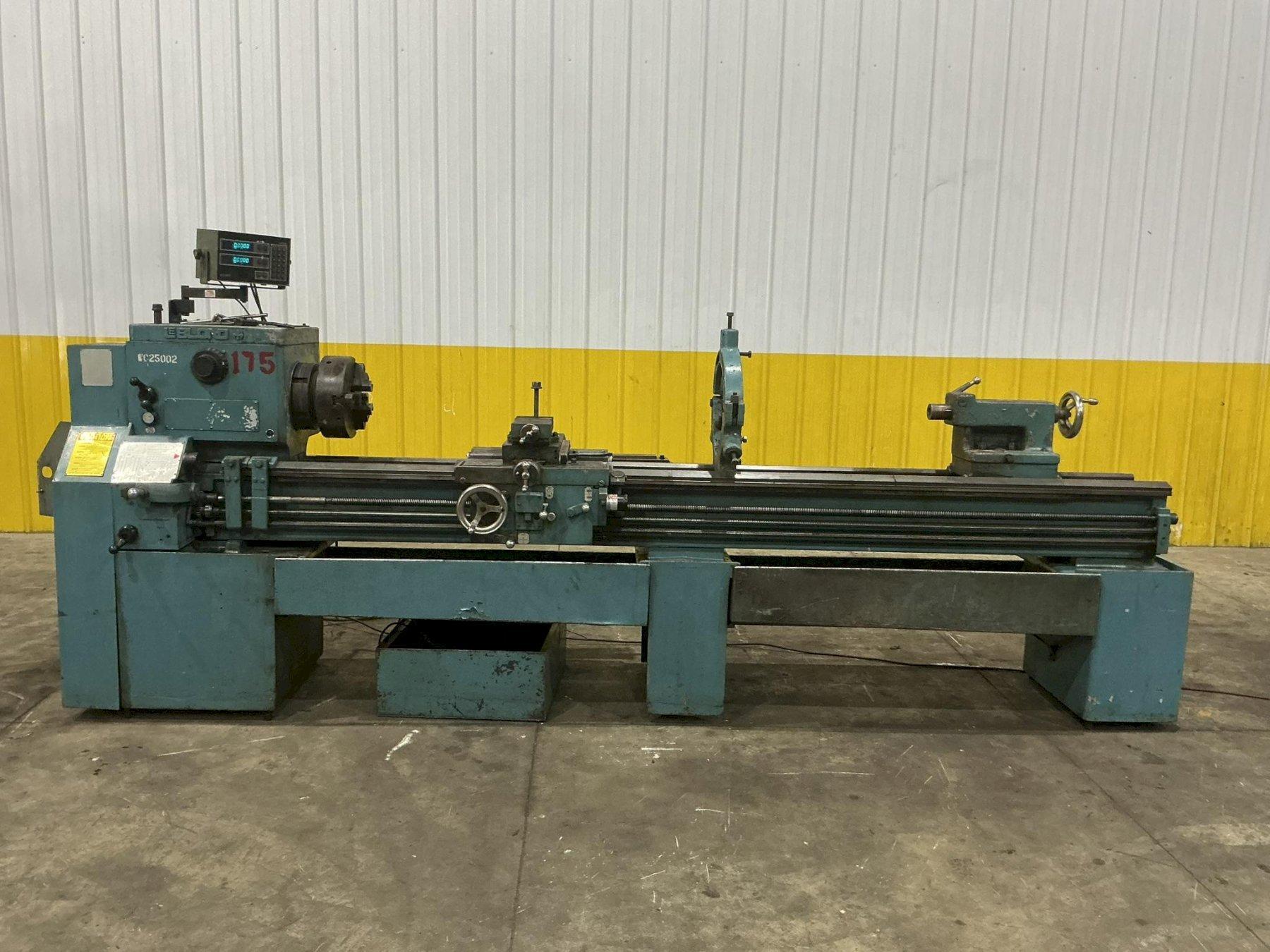 20" X 102" LEBLOND MODEL #11F SERVO ENGINE LATHE 3" HOLE : YOBRO #25909