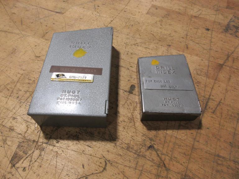 Huot Pin Indexes .060" - .228" and .234" - 413"- Auction Item