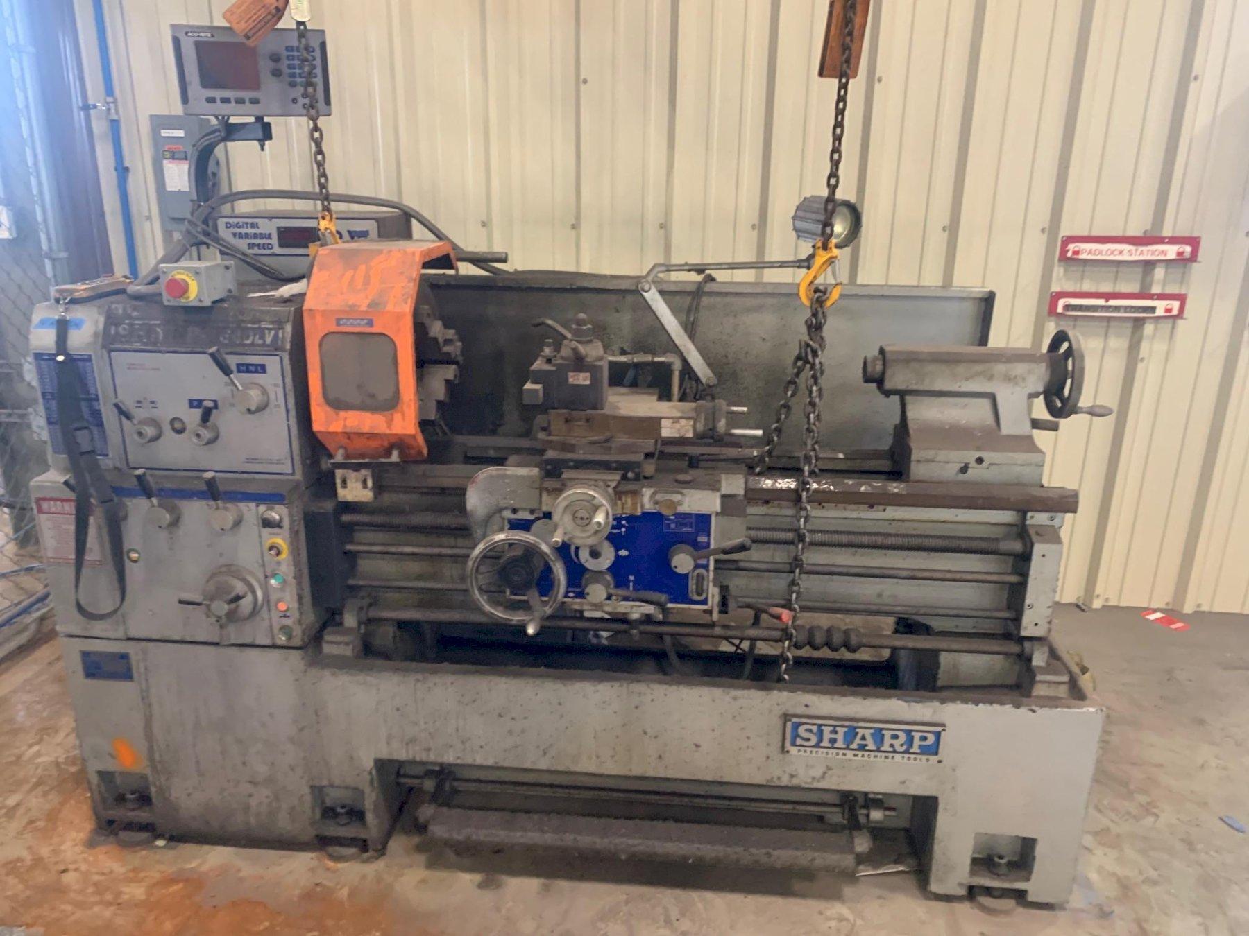 1 - PREOWNED SHARP LATHE, MODEL #: 1640LV