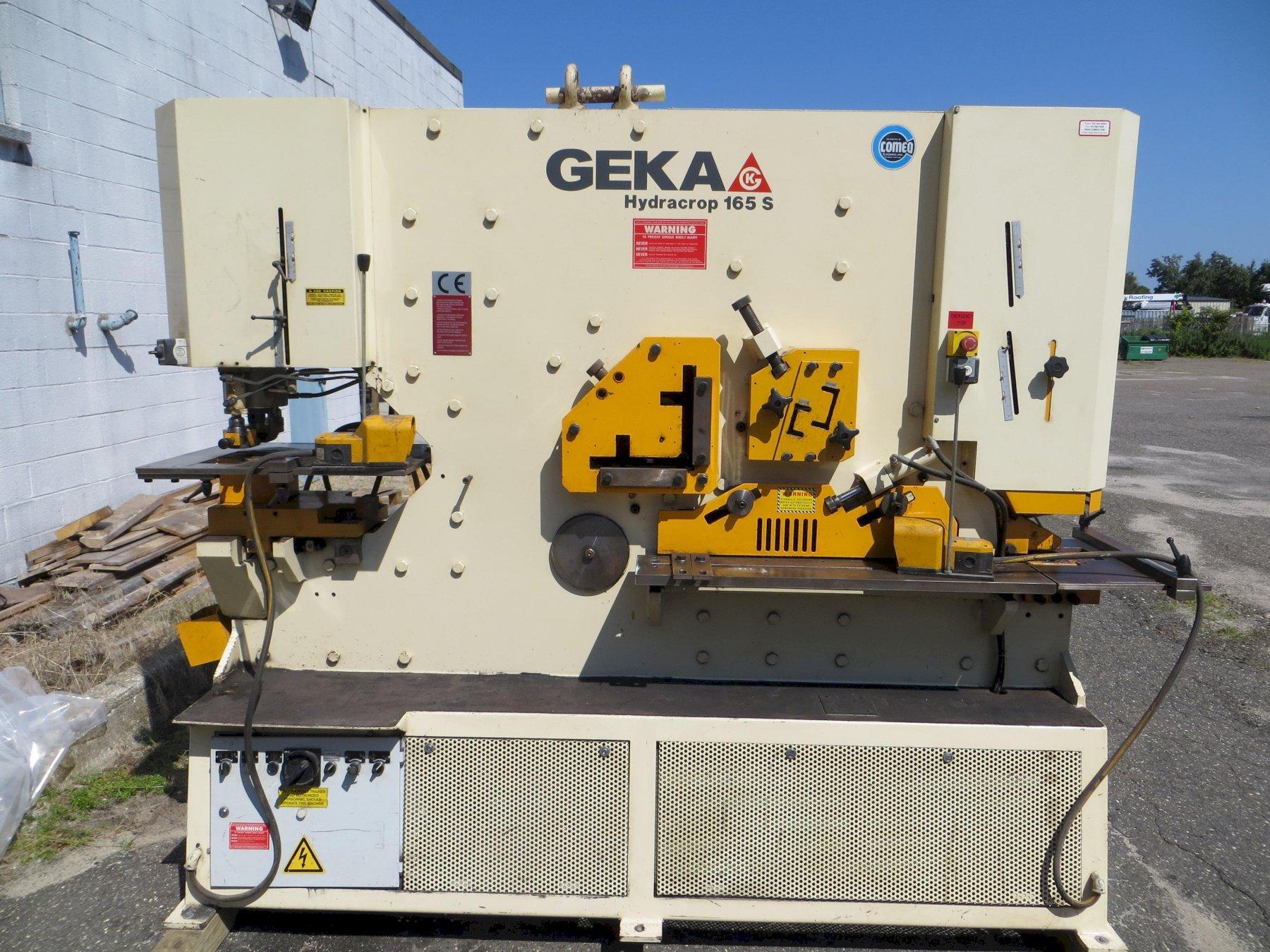 185 Ton Geka Hydraulic Ironworker Model 165S