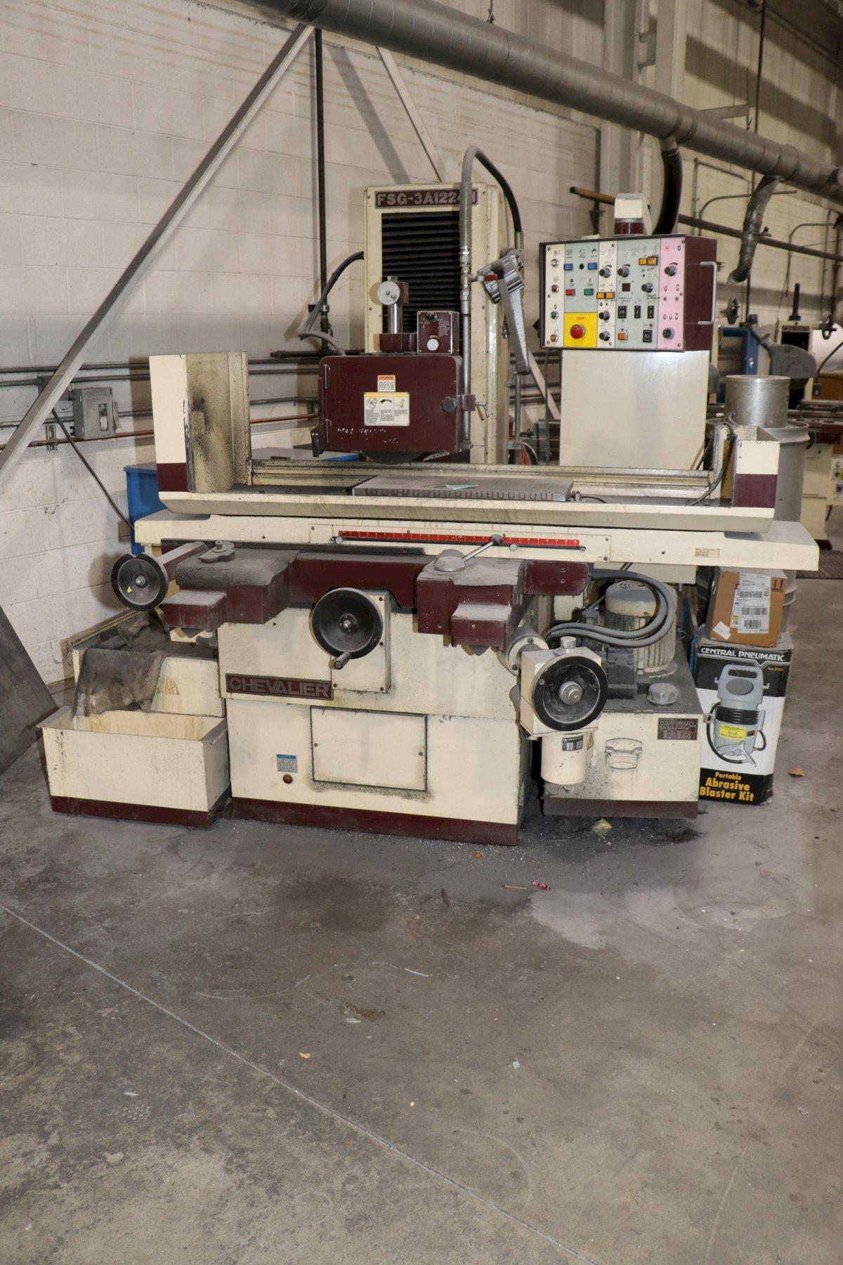12" X 24" CHEVALIER MODEL #FSG-3A1224H 3 AXIS AUTOMATIC HORIZONTAL SURFACE GRINDER: YOBRO #26191