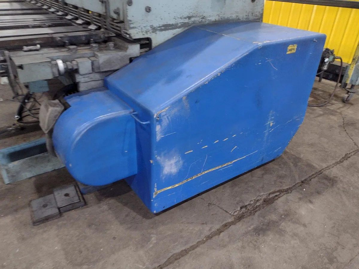 13' x 1/4" AMADA MODEL #M-4065 MECHANICAL POWER SQUARING SHEAR, FRONT GUAGING, CONVEYOR & STACKER