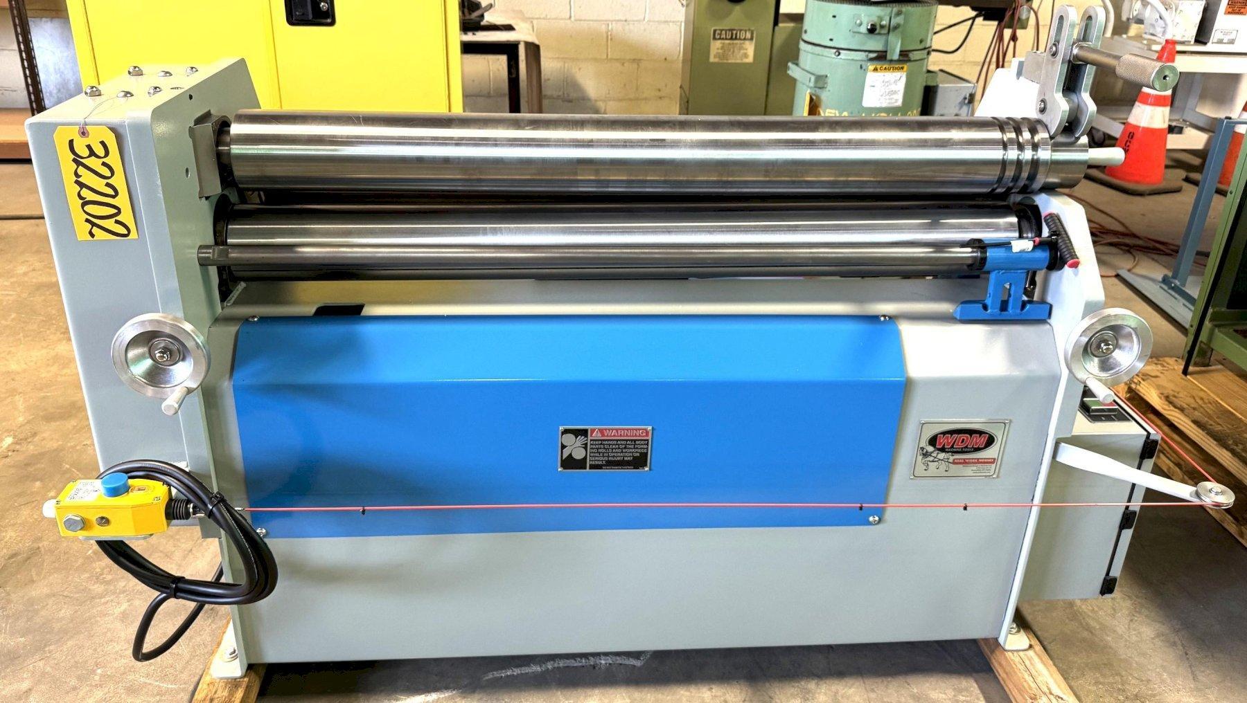 4′ x 7/32″ WDM Initial Pinch Bending Roll  310-5-48, 5″ Diameter Rolls, DRO, New, In Stock