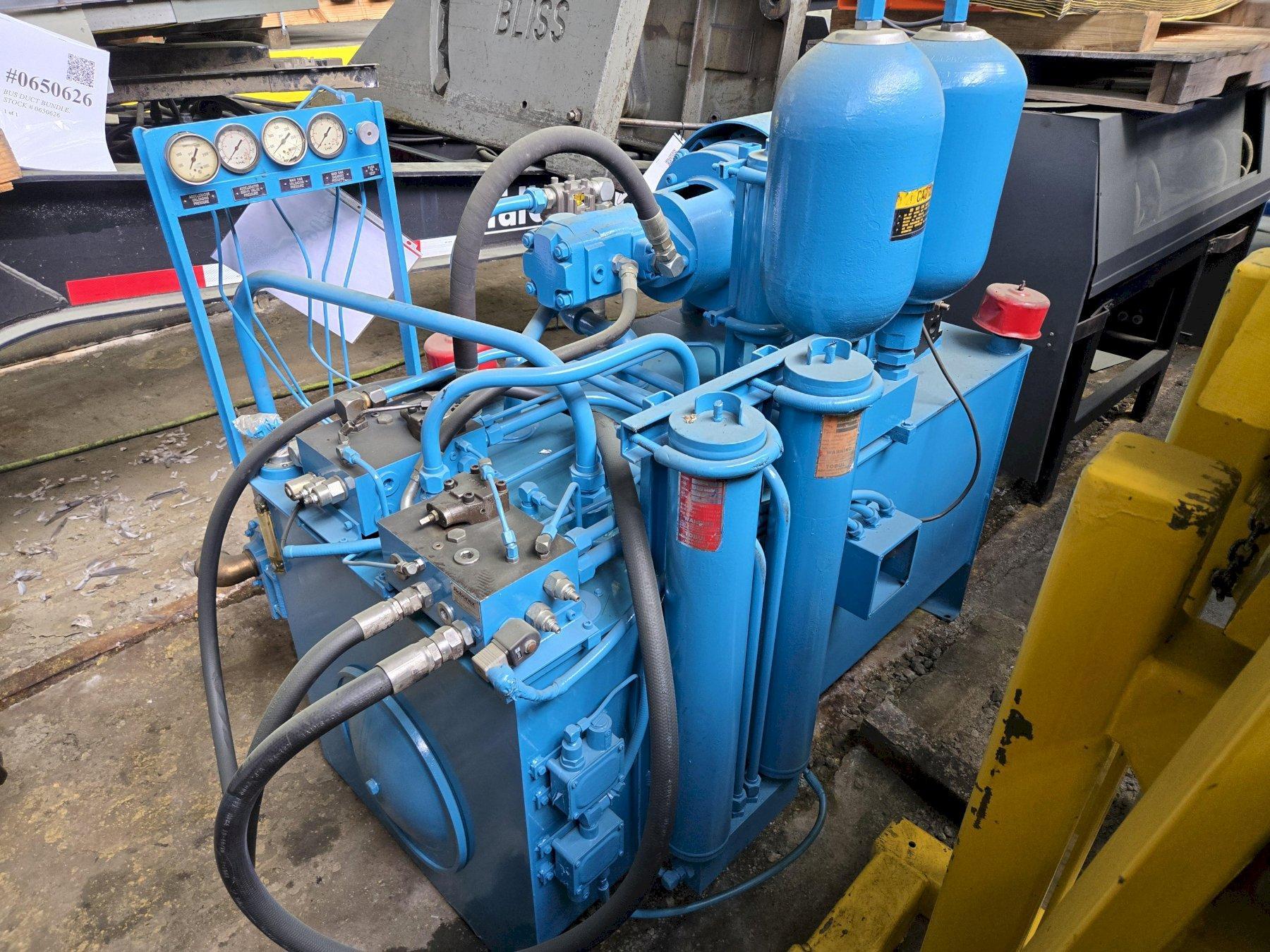 3000 PSI 40 HP 30" X 58.5" HYDRAULIC UNIT. STOCK # 0650726